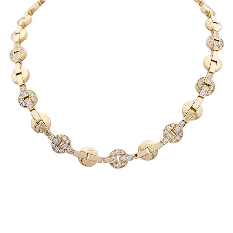 Collier Cartier "Himalia" or jaune, diamants. sold by 58 Facettes