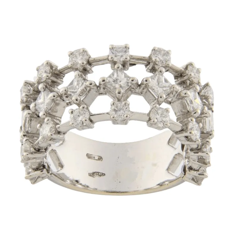 Bague avec diamants sold by 58 Facettes