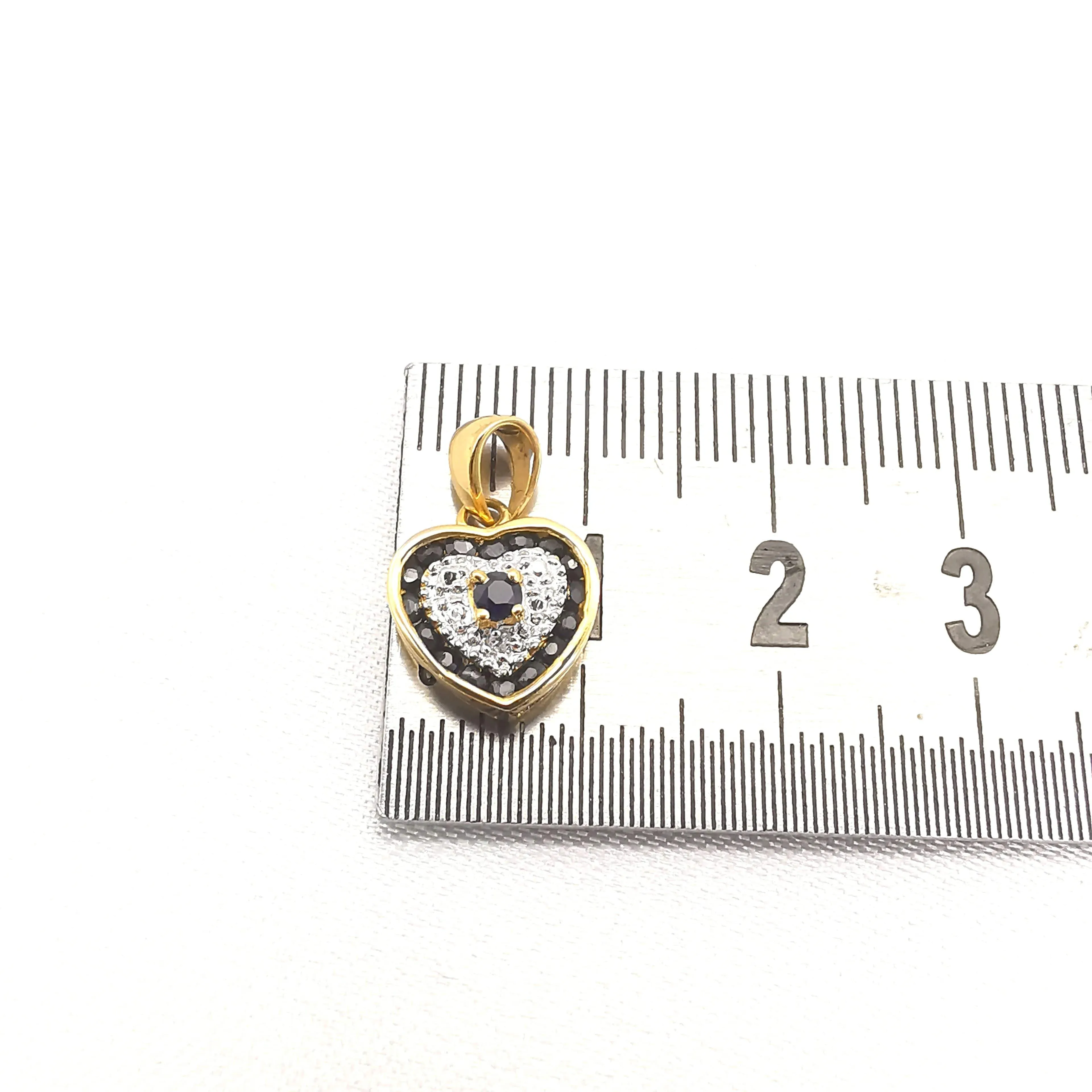 Pendentif en Or jaune Saphirs et Diamants sold by 58 Facettes product image thumbnail 5