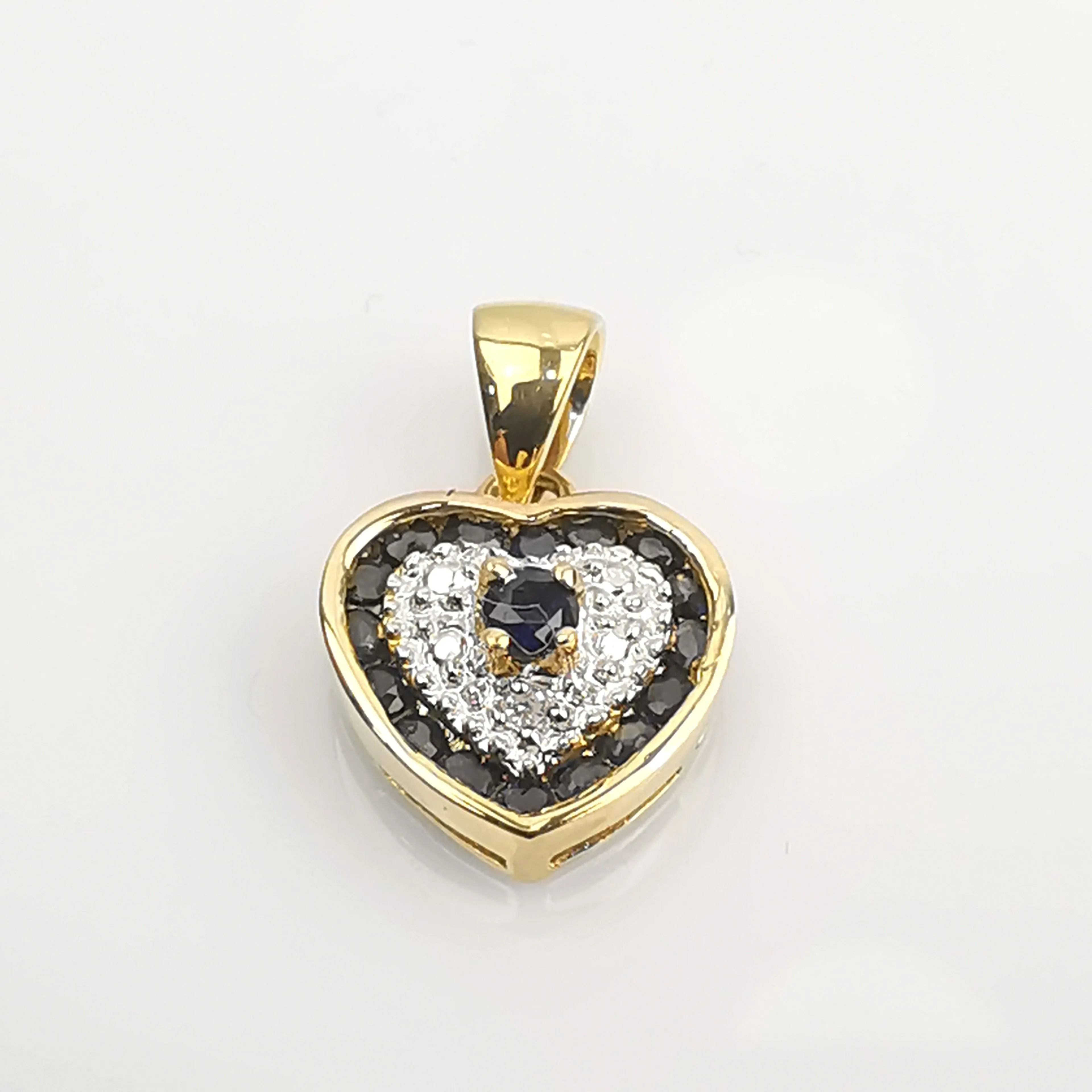 Pendentif en Or jaune Saphirs et Diamants sold by 58 Facettes product image thumbnail 2