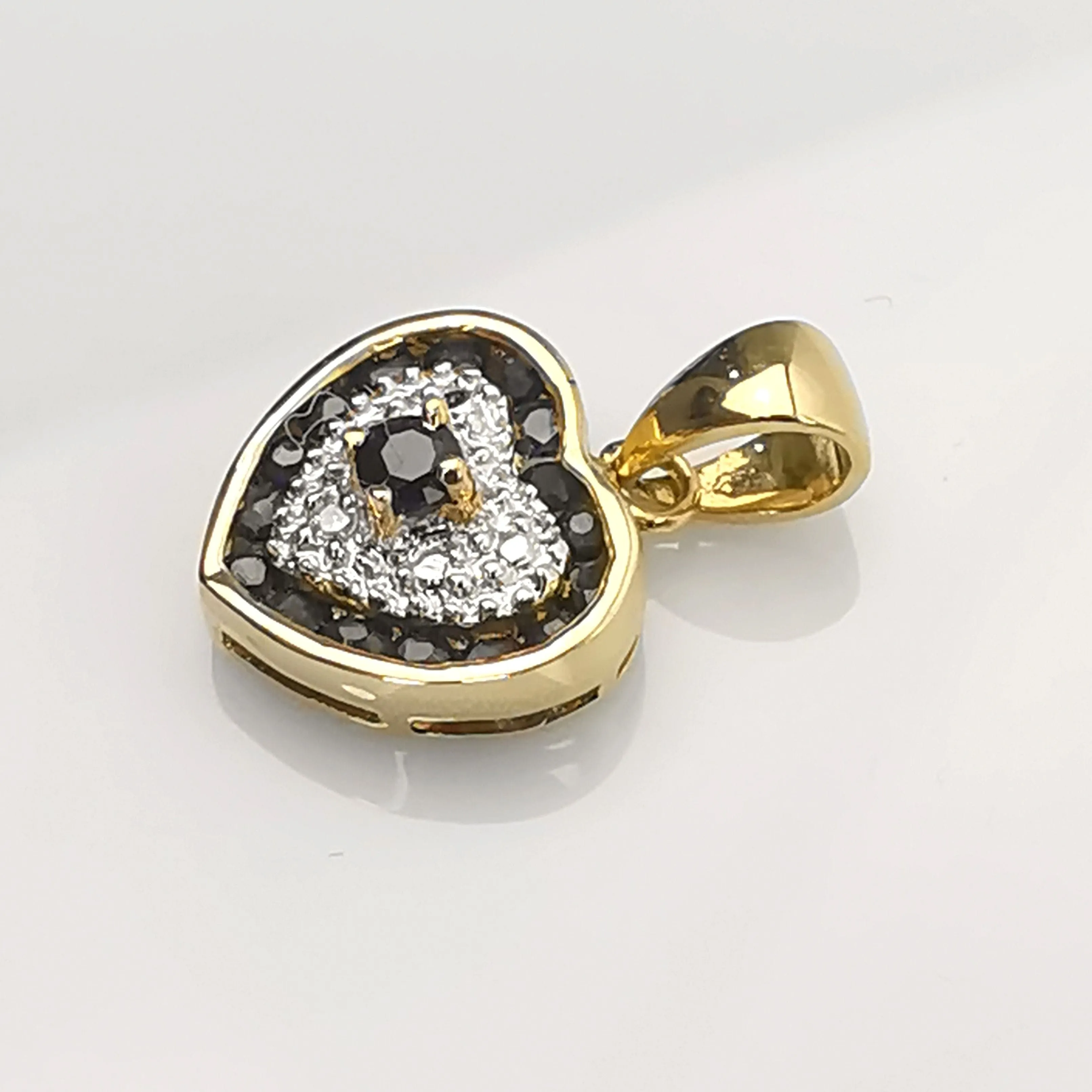 Pendentif en Or jaune Saphirs et Diamants sold by 58 Facettes product image thumbnail 3