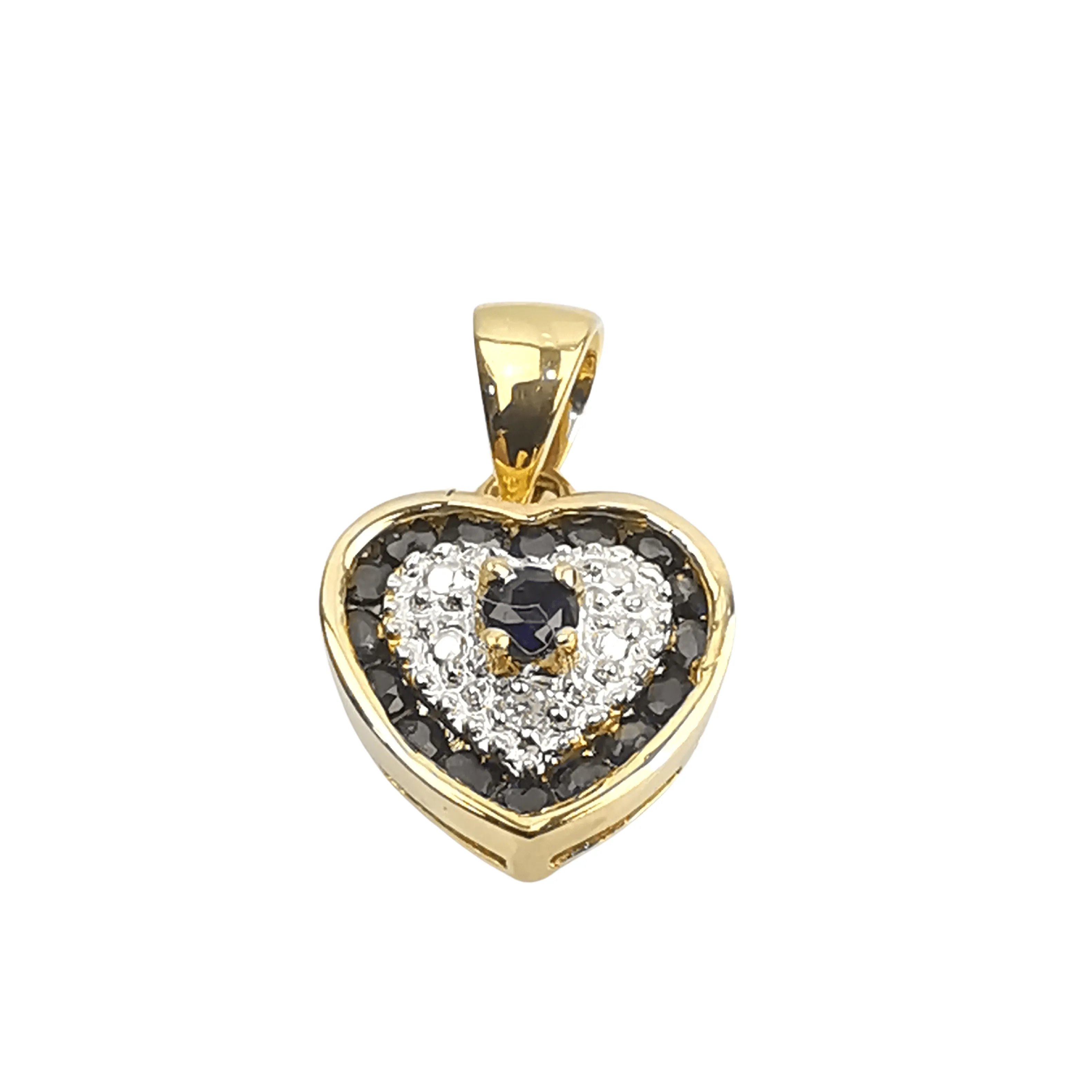 Pendentif en Or jaune Saphirs et Diamants sold by 58 Facettes