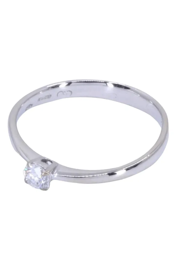 Solitaire or blanc diamant sold by 58 Facettes