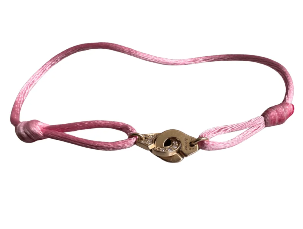 DINH VAN - Bracelet Menottes or rose et diamants sold by 58 Facettes