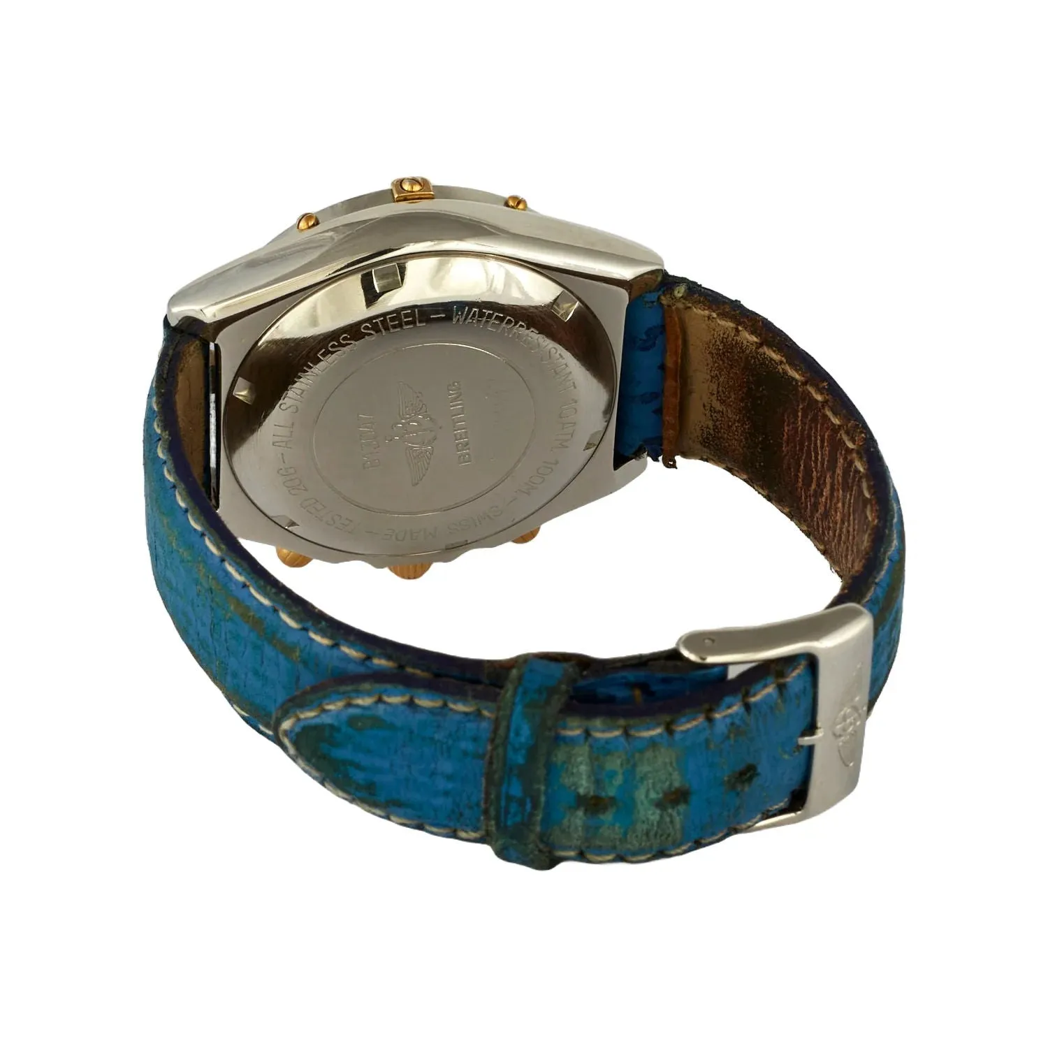 Breitling - Montre Chronomat en or jaune et acier sold by 58 Facettes product image thumbnail 4