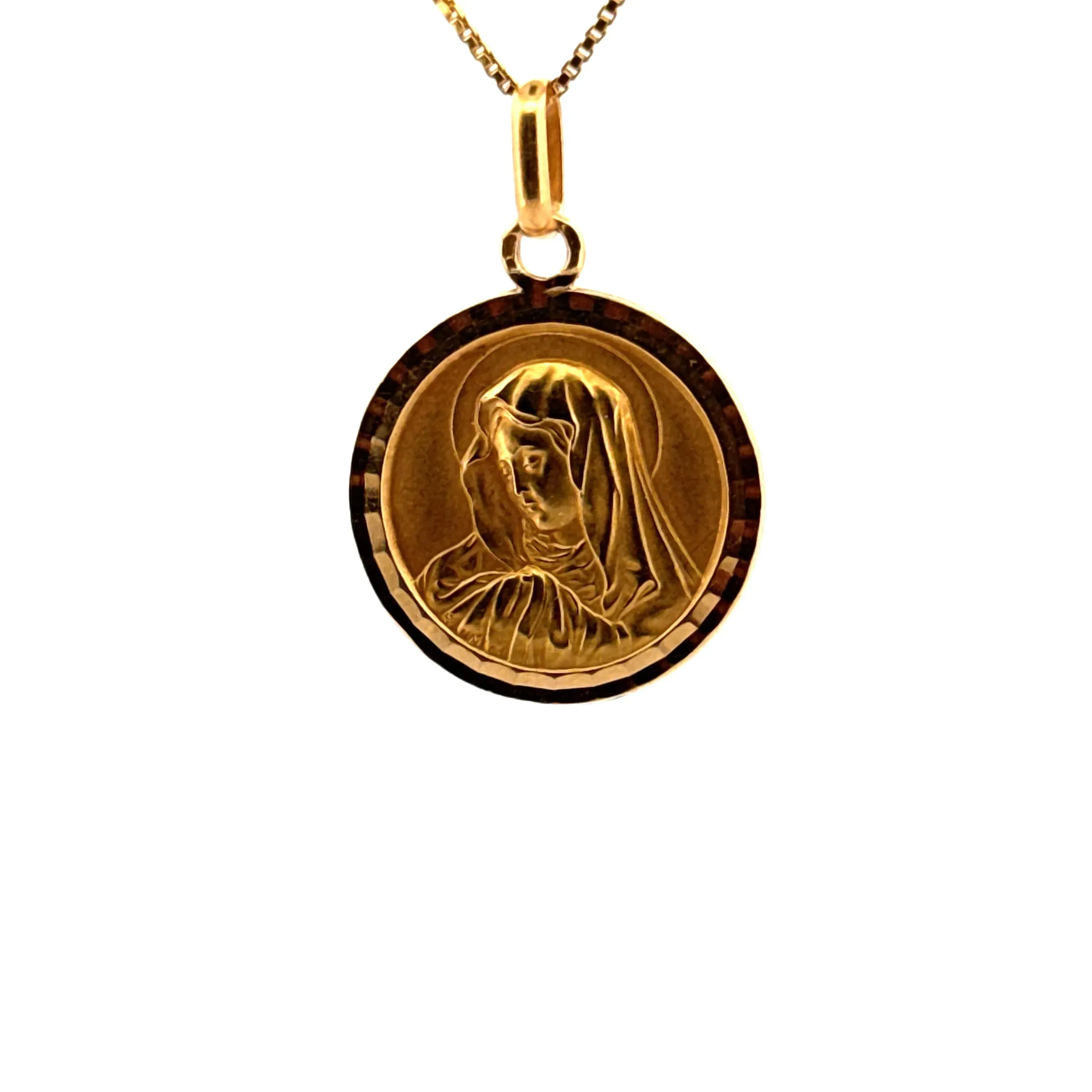 Médaille Marie or jaune sold by 58 Facettes