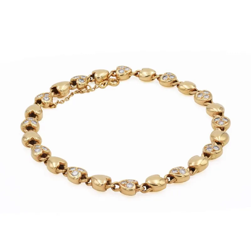 CARTIER - Bracelet Cœur - Or jaune sold by 58 Facettes