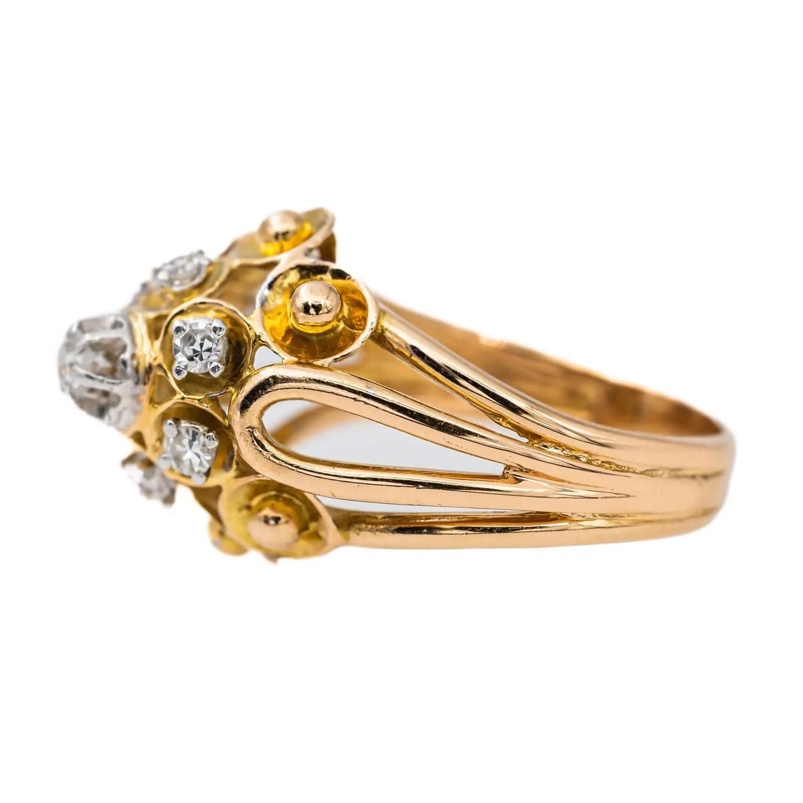 Bague Or rose Diamant sold by 58 Facettes product image thumbnail 4