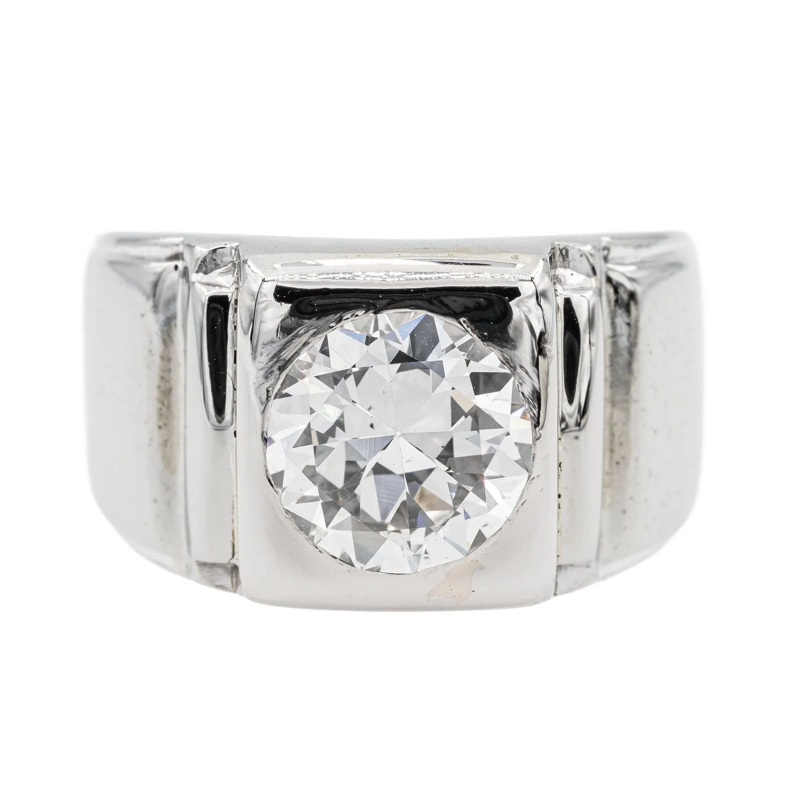 Bague Solitaire Or blanc Diamant sold by 58 Facettes