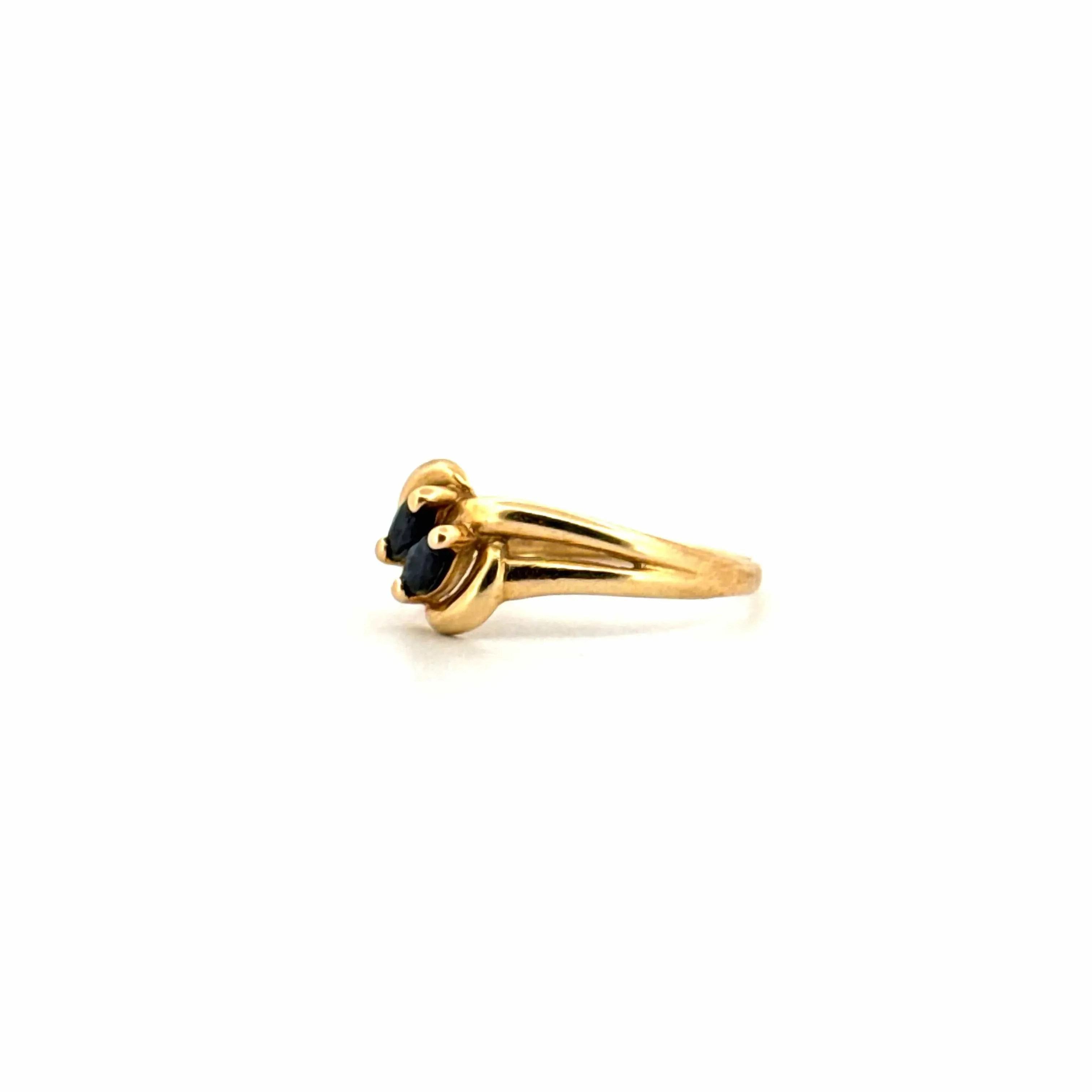 Bague or jaune saphir sold by 58 Facettes product image thumbnail 3