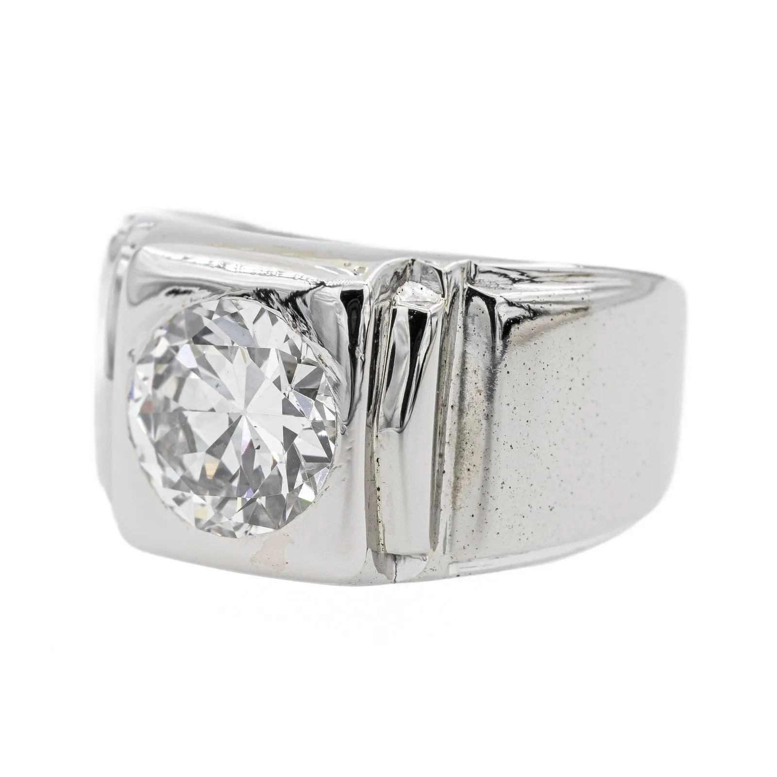 Bague Solitaire Or blanc Diamant sold by 58 Facettes product image thumbnail 3