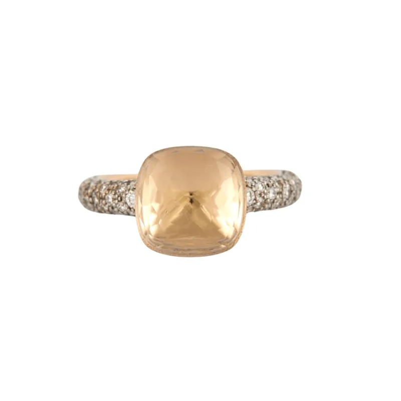 POMELLATO - Bague NUDO Prasiolite Diamants sold by 58 Facettes