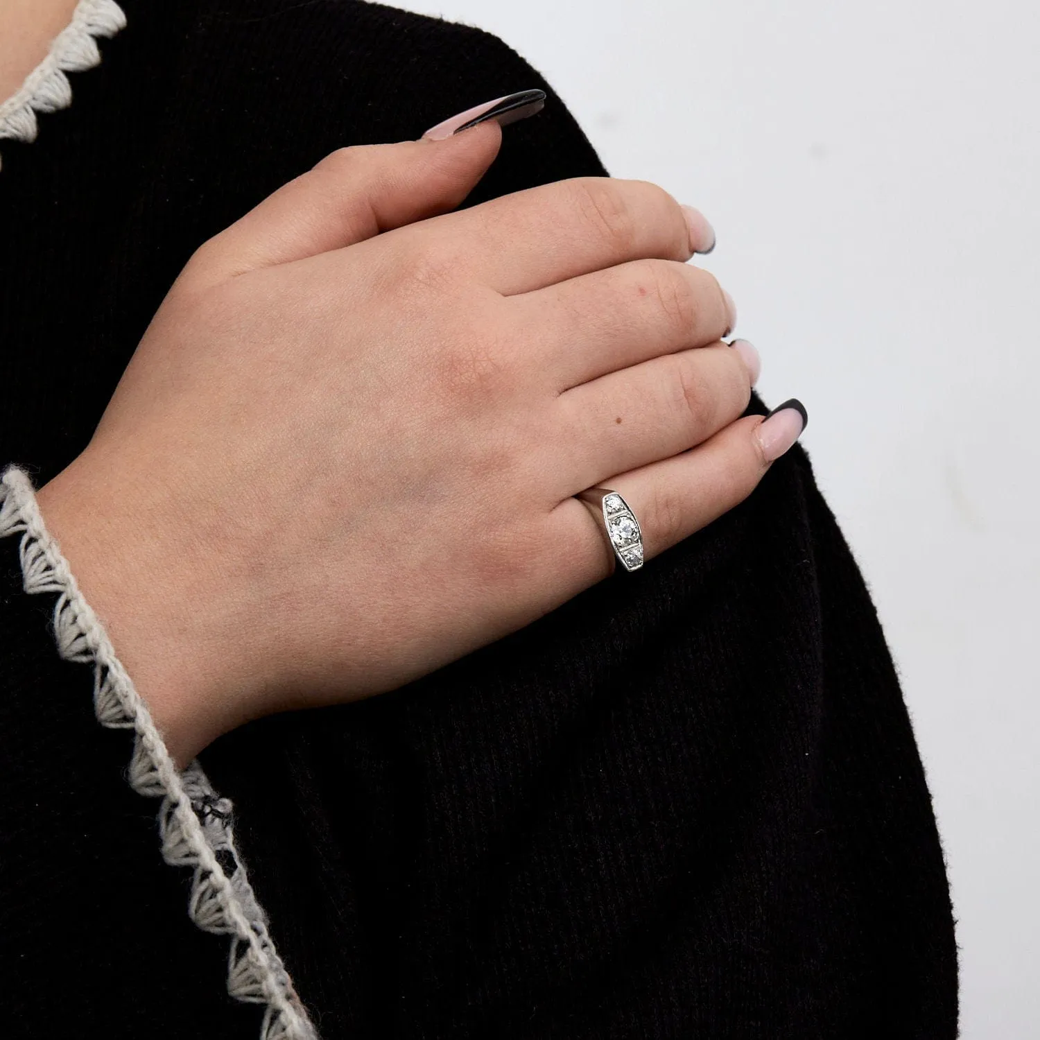 Bague Trilogie Diamants sold by 58 Facettes product image thumbnail 3