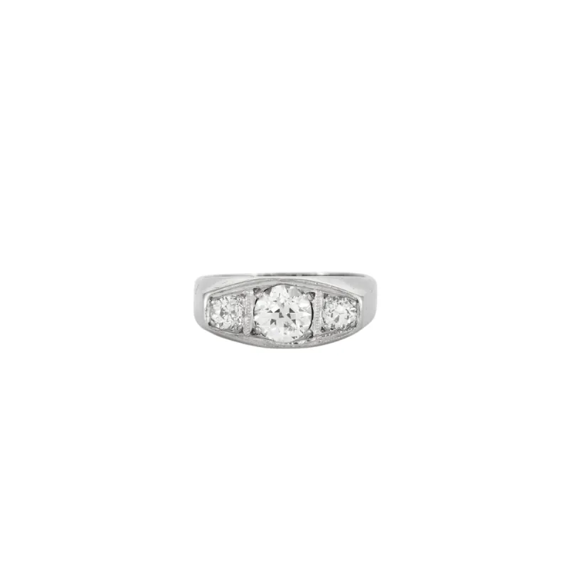 Bague Trilogie Diamants sold by 58 Facettes