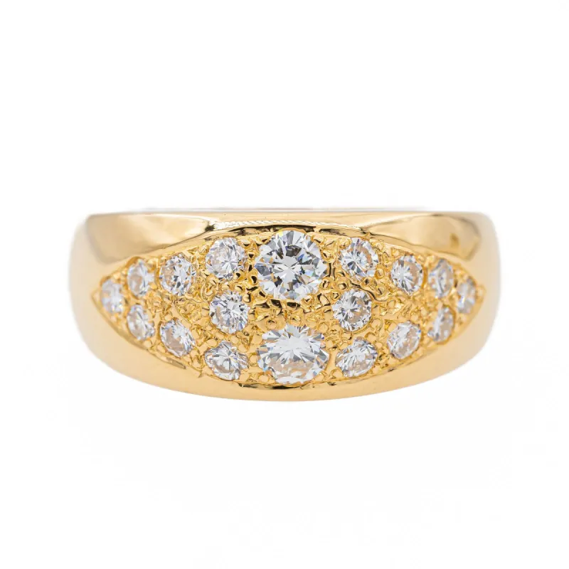 Bague Jonc Or jaune Diamant sold by 58 Facettes