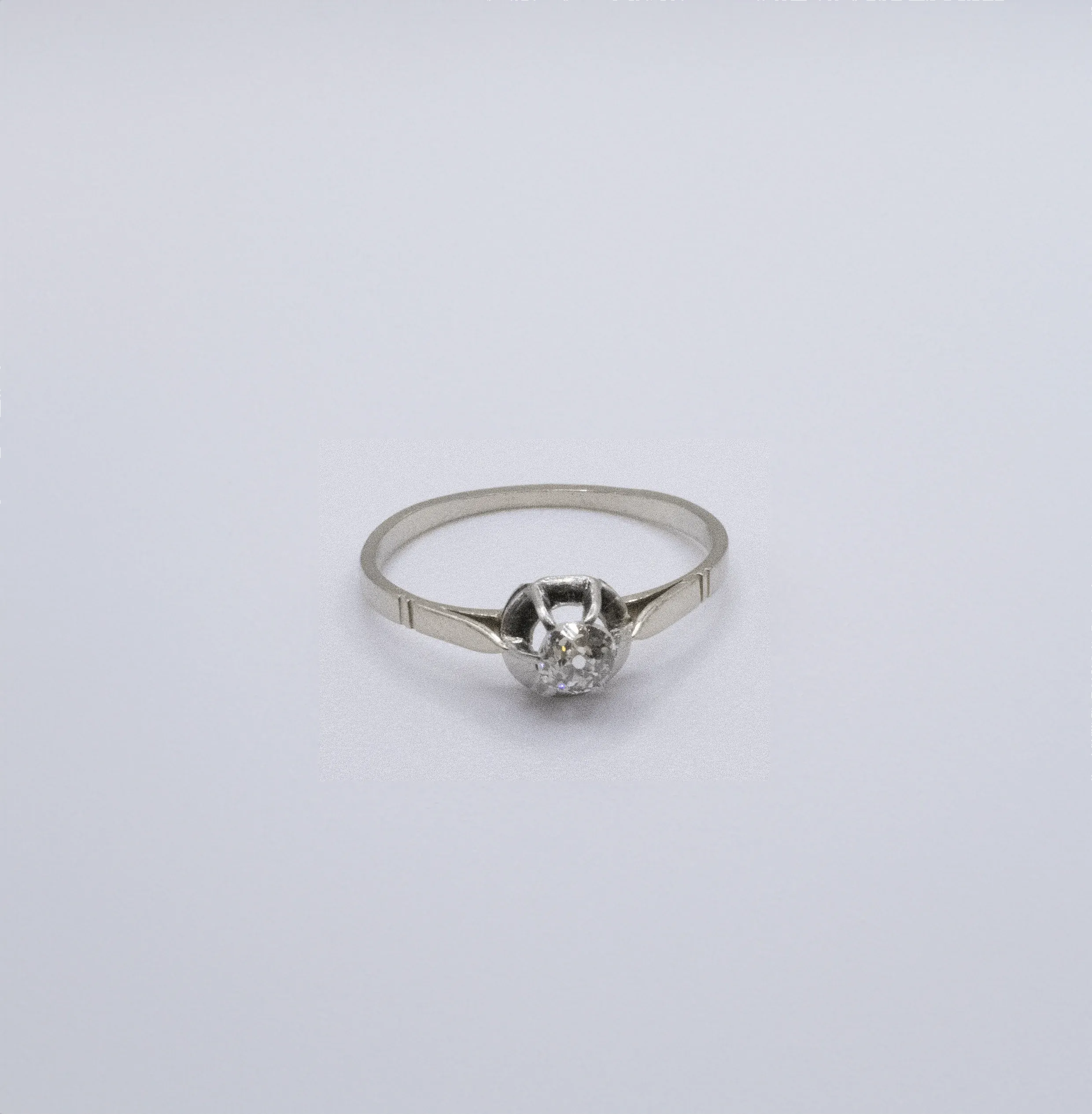 Solitaire Or Blanc Diamant sold by 58 Facettes product image thumbnail 2