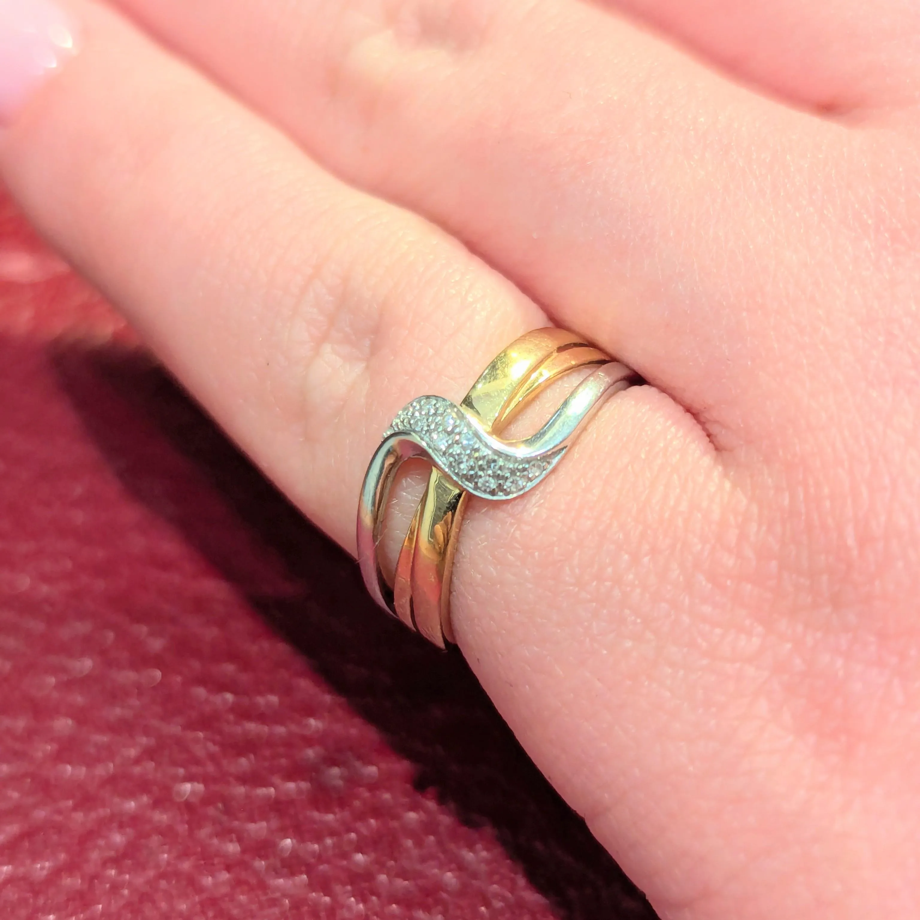 Bague 2 ors et diamants sold by 58 Facettes product image thumbnail 2