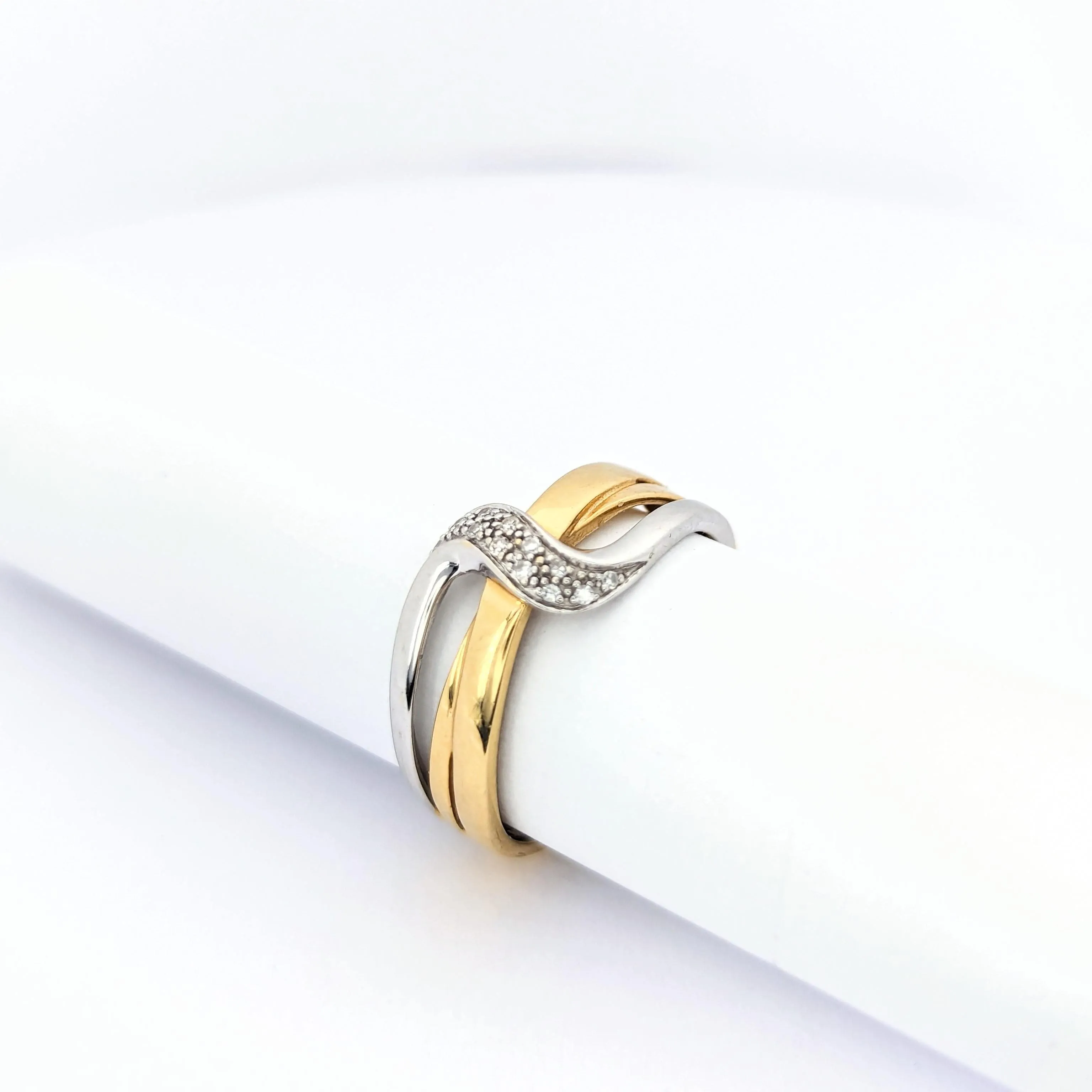 Bague 2 ors et diamants sold by 58 Facettes product image thumbnail 4