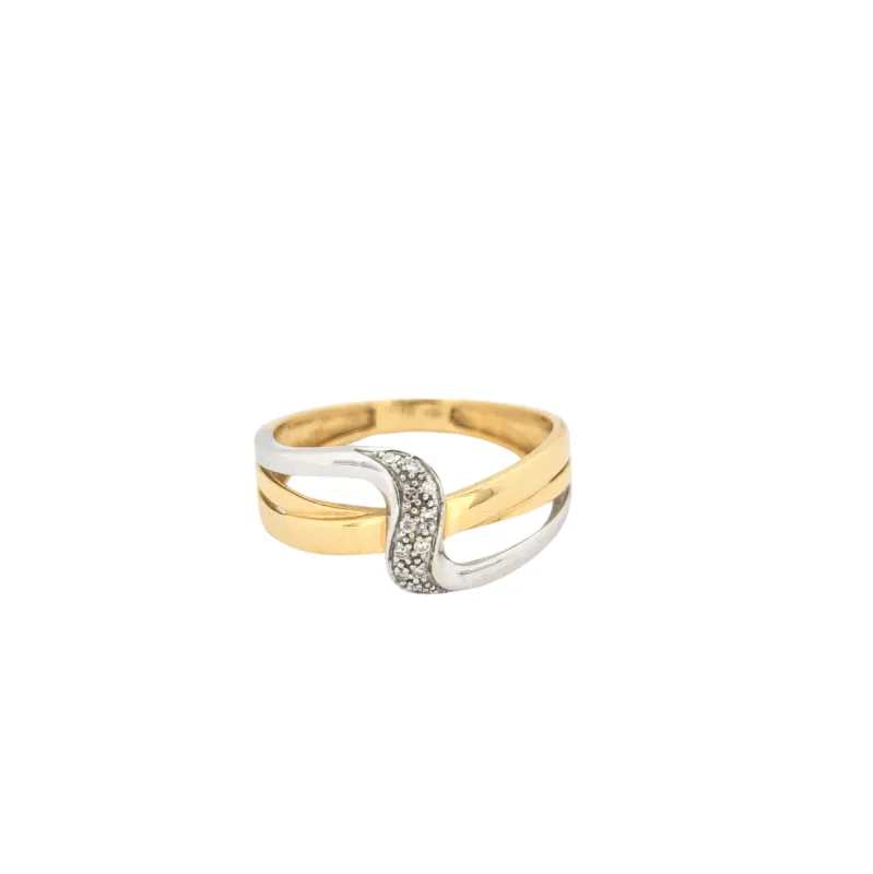 Bague 2 ors et diamants sold by 58 Facettes