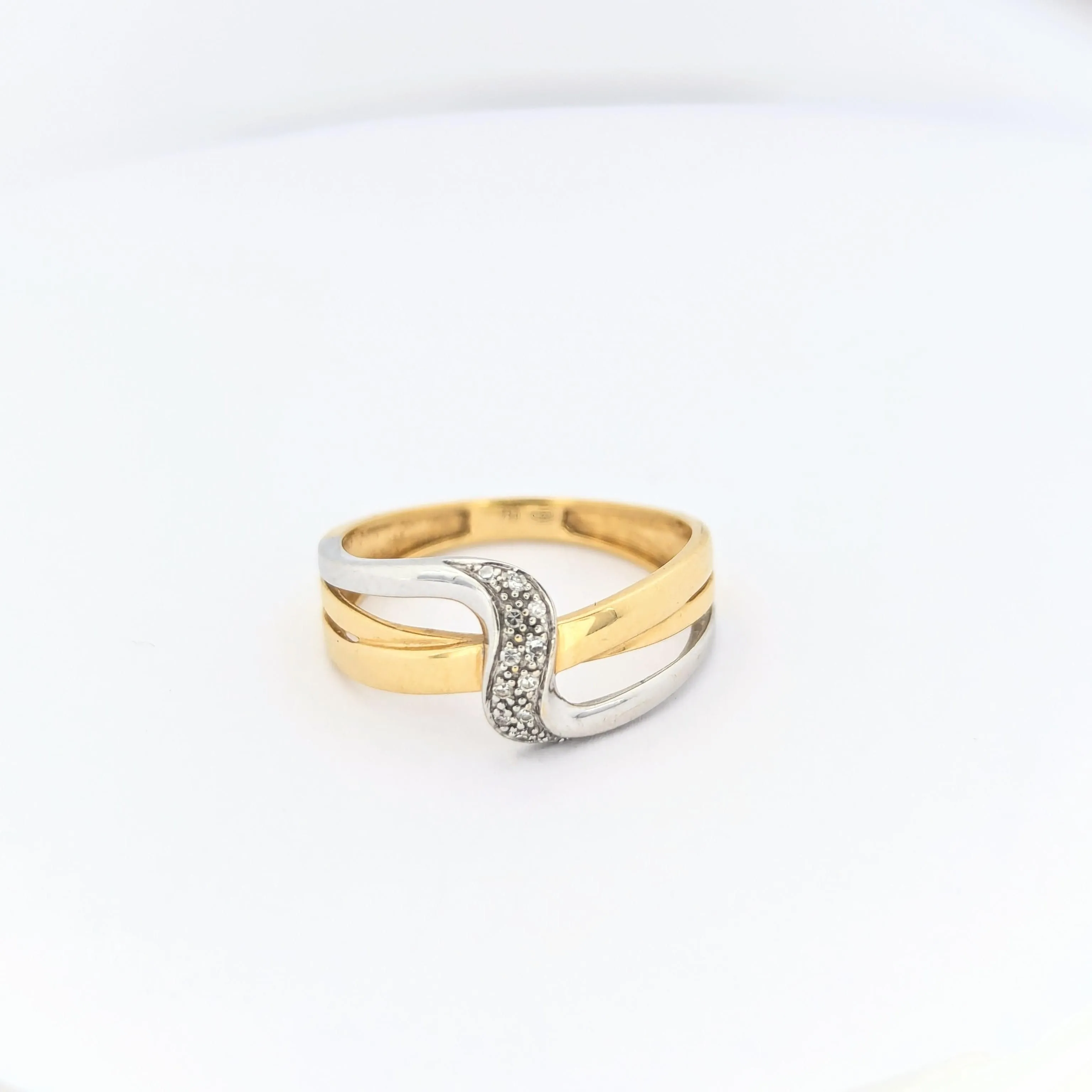 Bague 2 ors et diamants sold by 58 Facettes product image thumbnail 3