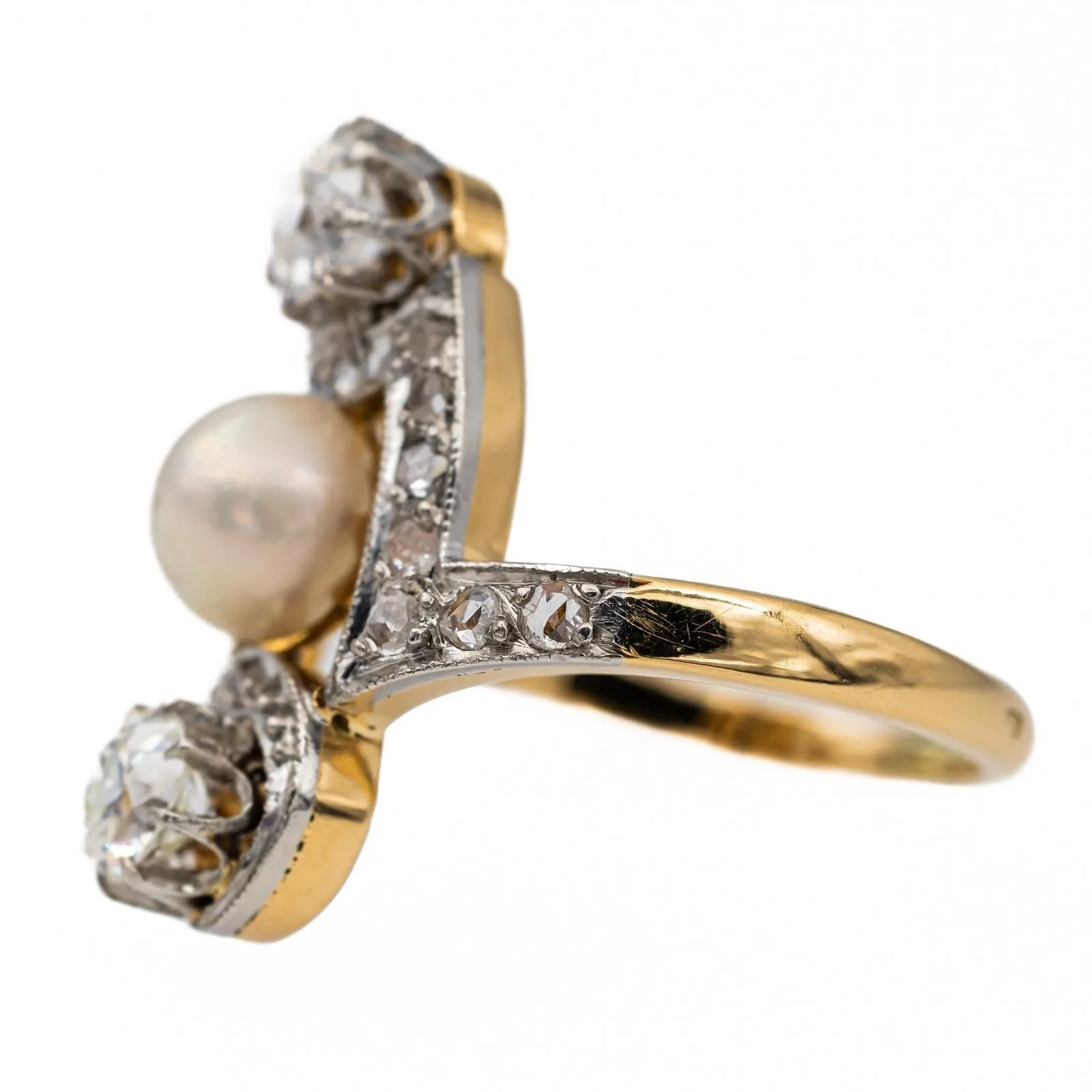 Bague Or jaune Perle sold by 58 Facettes product image thumbnail 4