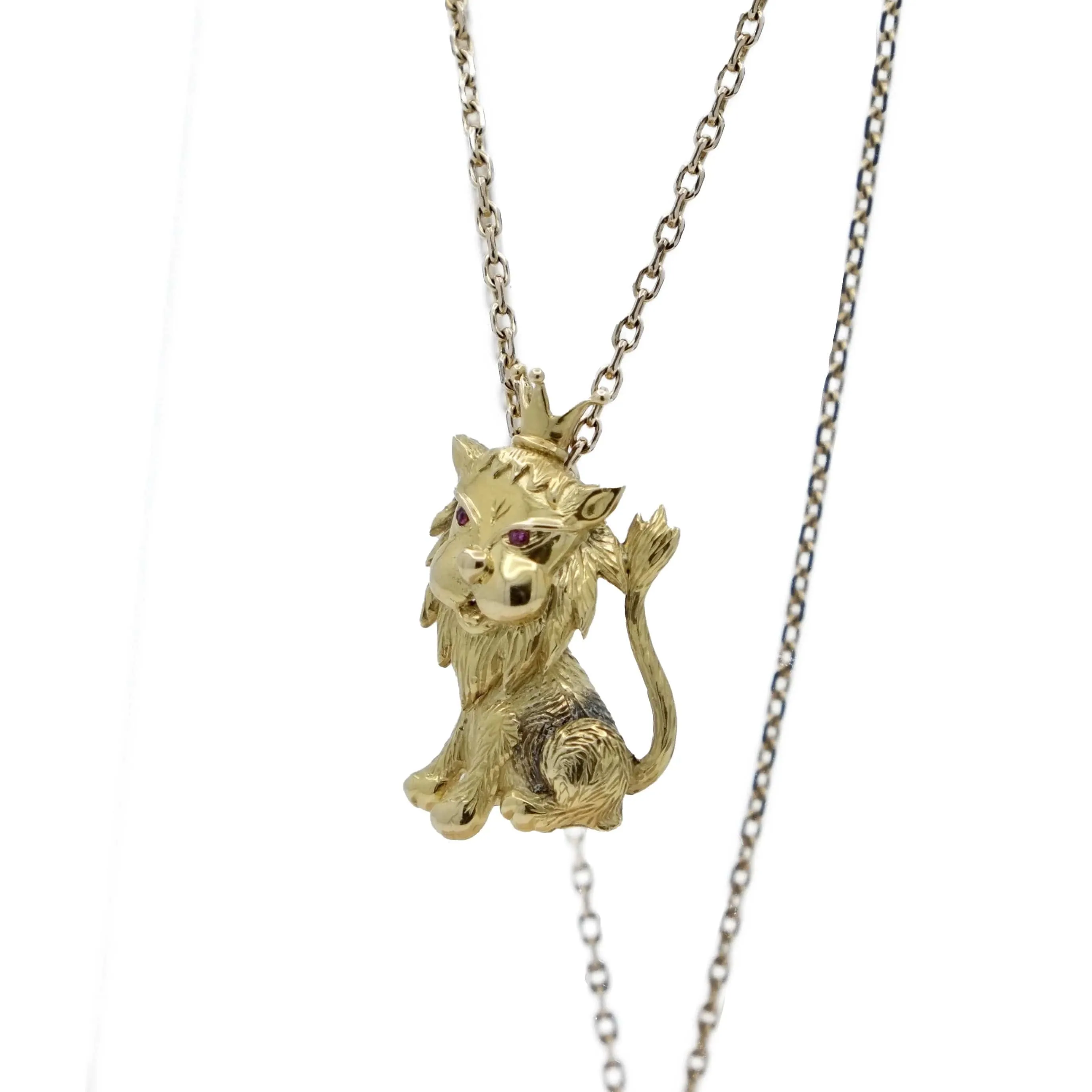 Pendentif Roi Lion Or jaune Rubis sold by 58 Facettes product image thumbnail 3