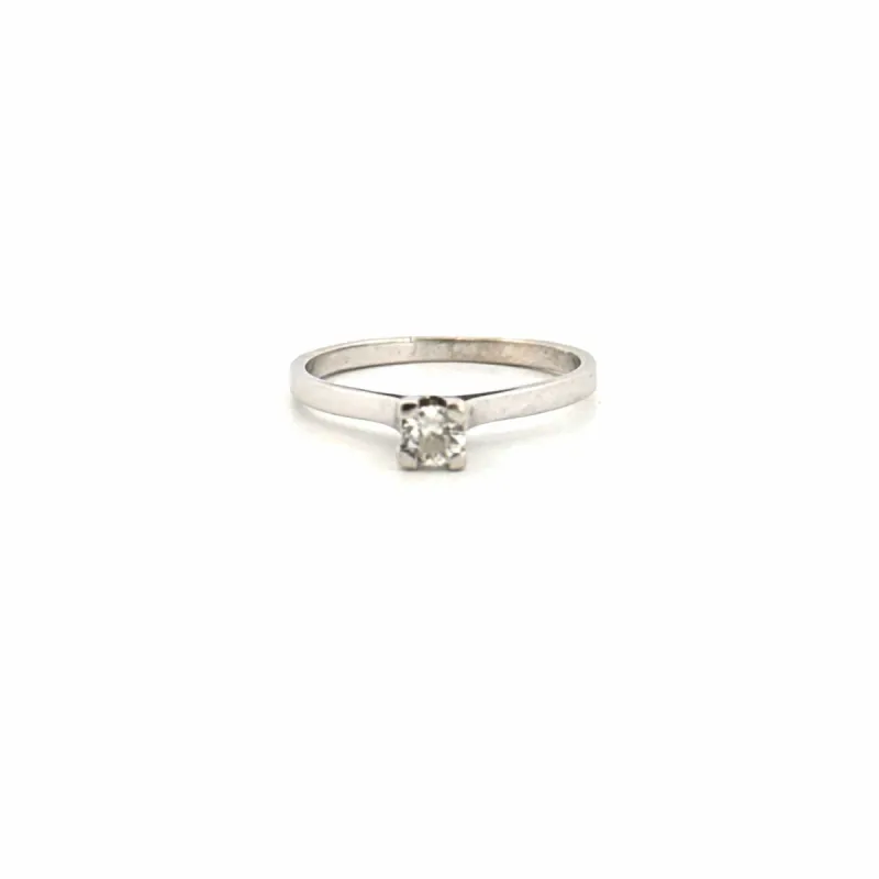 Solitaire Or Blanc 18k & Diamant sold by 58 Facettes