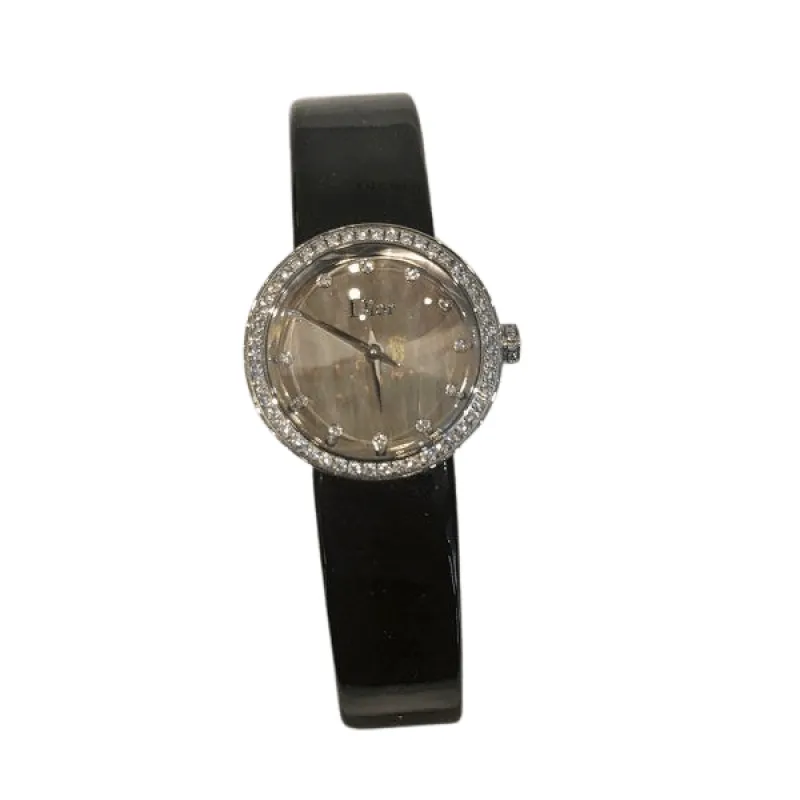 Montre la D de Dior Acier Diamants made by 58 Facettes