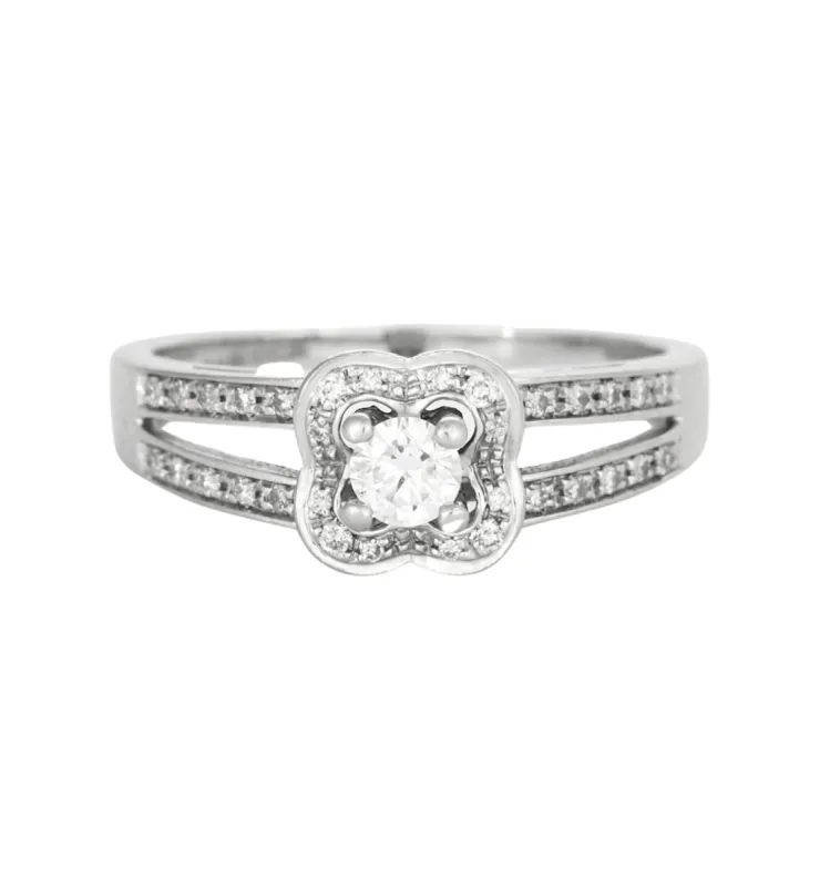 MAUBOUSSIN - Bague Chance of Love n°2 or gris diamants sold by 58 Facettes