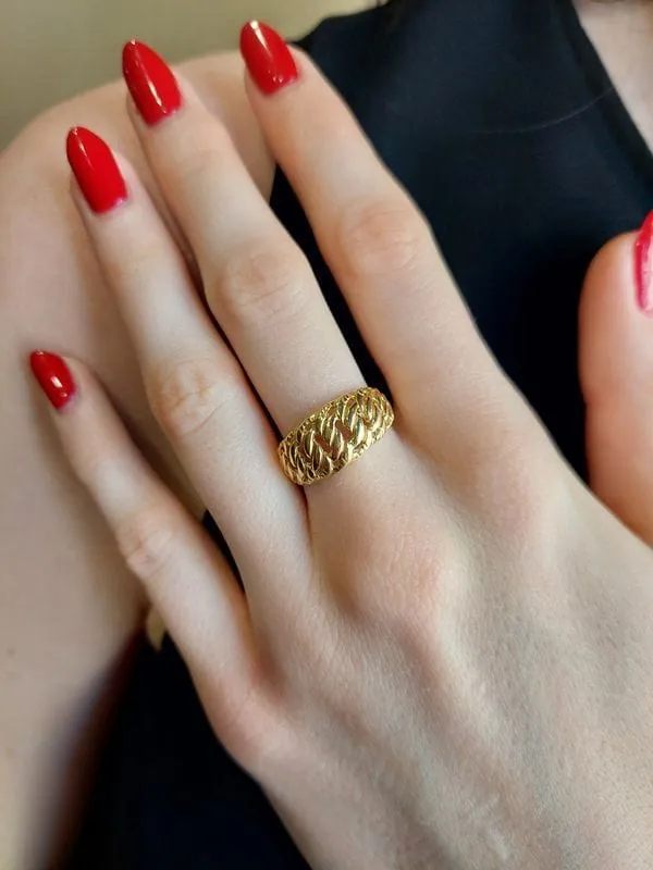 BAGUE MAILLE AMÉRICAINE sold by 58 Facettes product image thumbnail 2