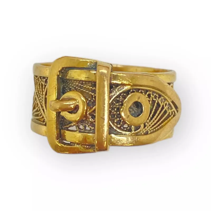 Bague Ceinture En Filigrane sold by 58 Facettes