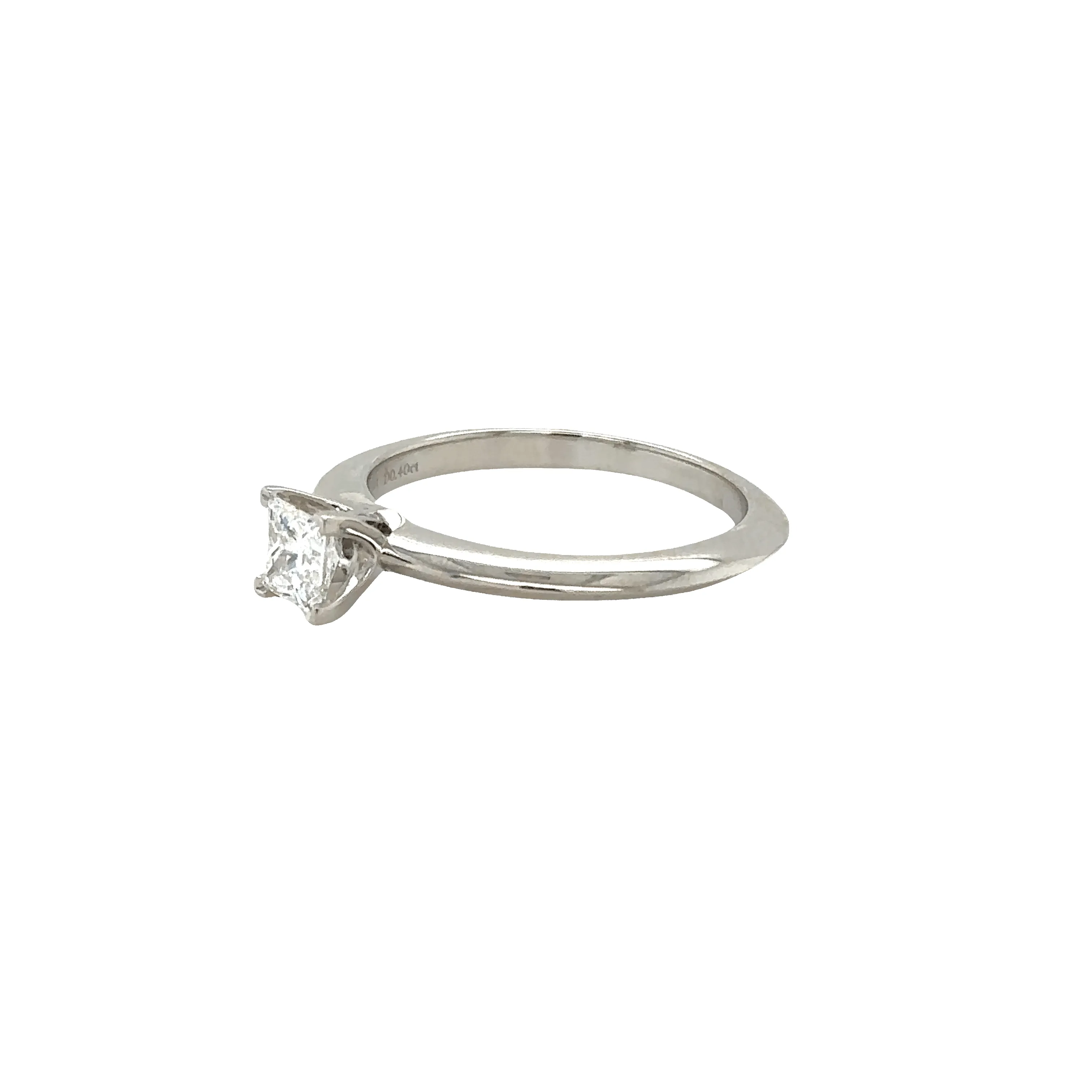 Tiffany & Co - Bague platine Diamant taille princesse sold by 58 Facettes product image thumbnail 5
