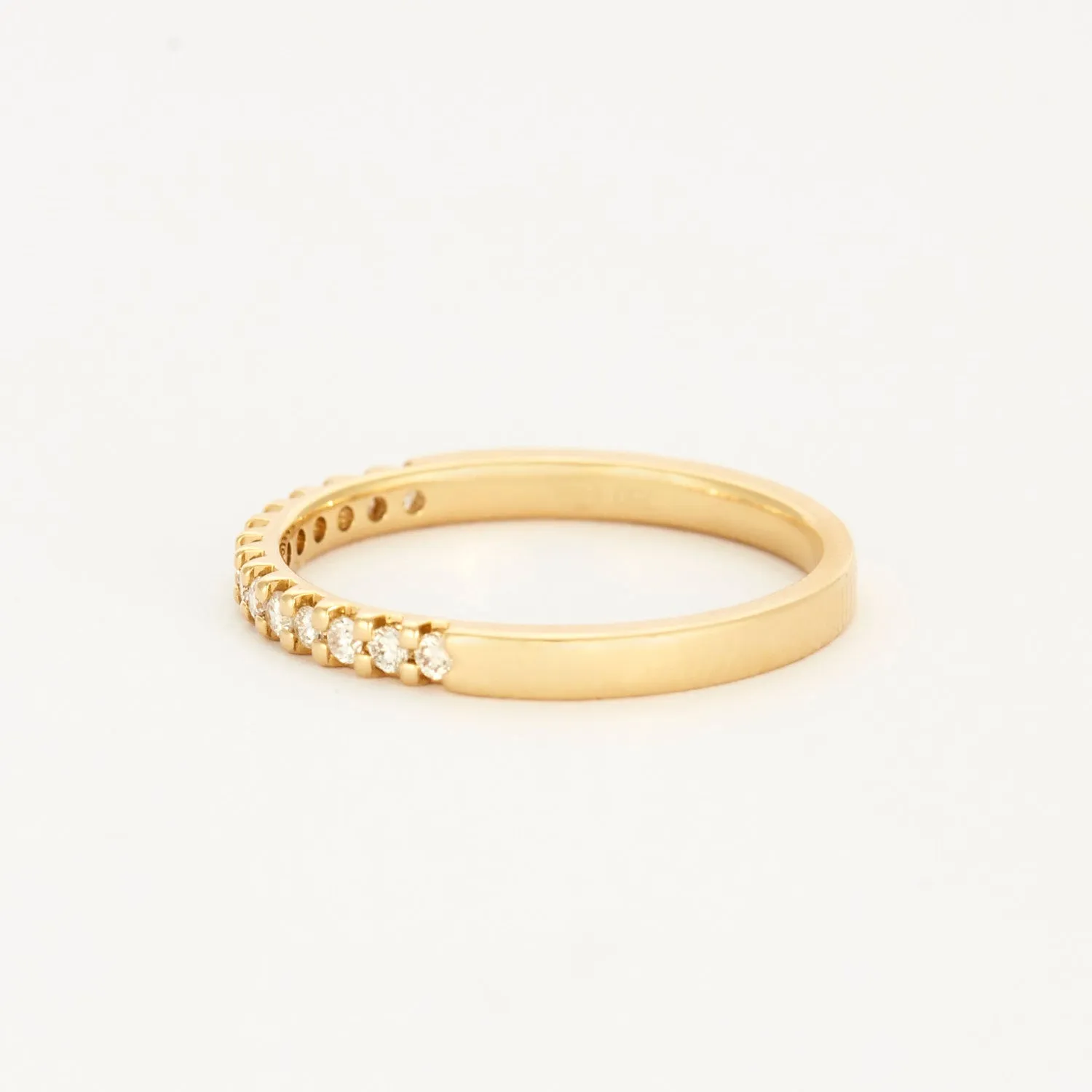 Demie alliance en or jaune et diamants sold by 58 Facettes product image thumbnail 4