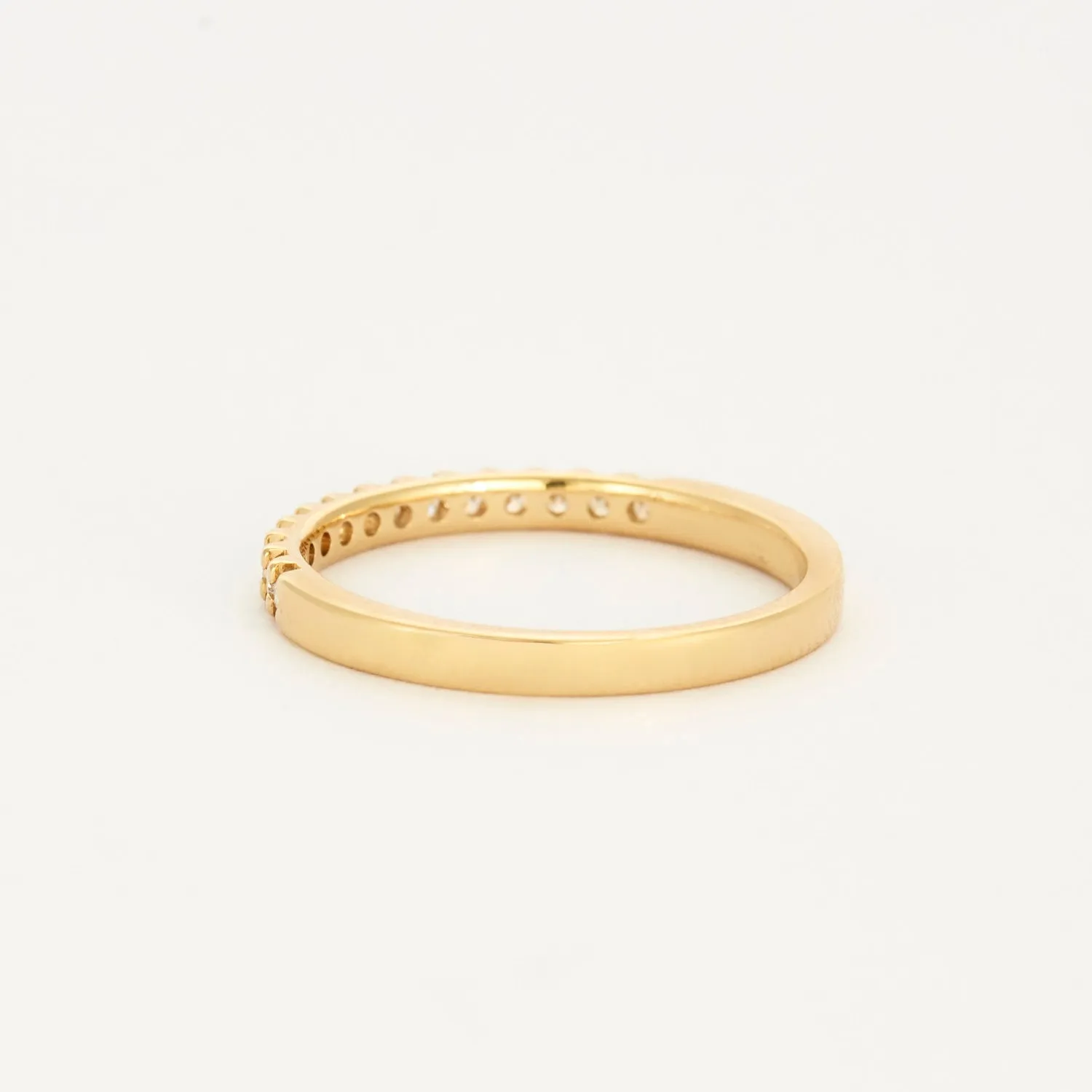 Demie alliance en or jaune et diamants sold by 58 Facettes product image thumbnail 5