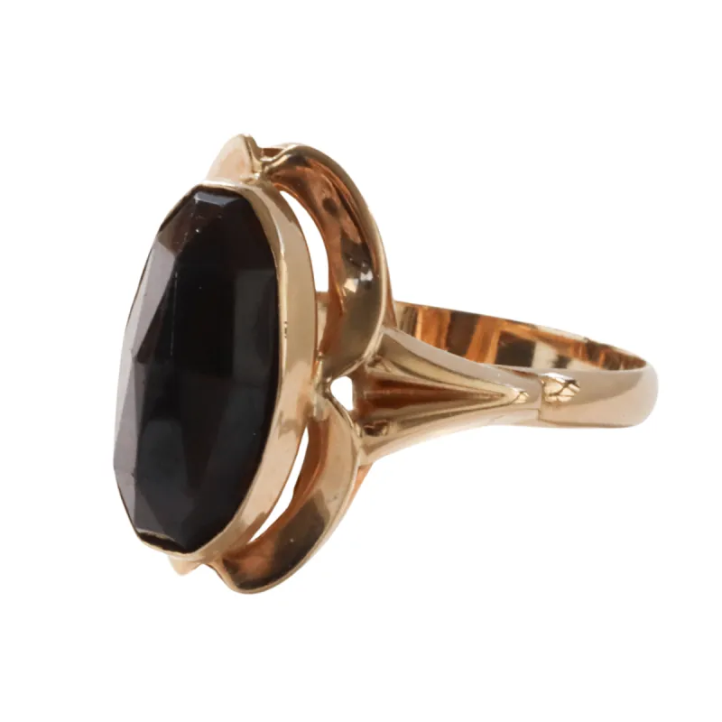 Bague antique Or jaune Grenat sold by 58 Facettes