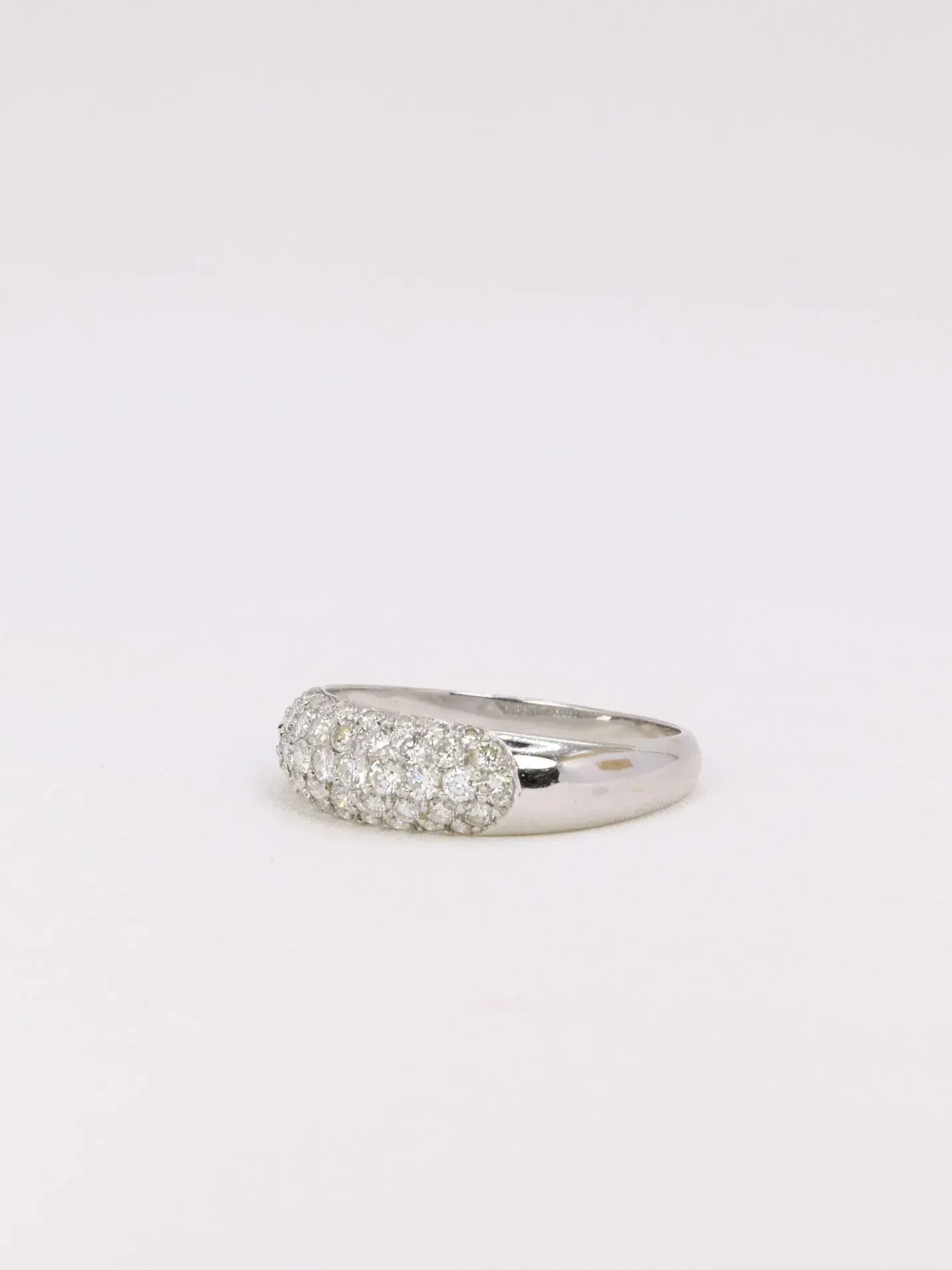 Bague jonc diamants 1 carat sold by 58 Facettes product image thumbnail 3