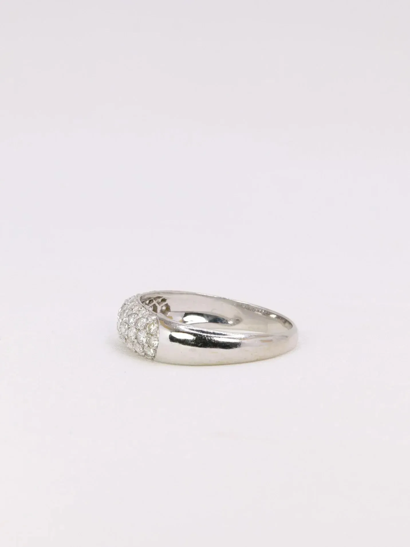 Bague jonc diamants 1 carat sold by 58 Facettes product image thumbnail 4