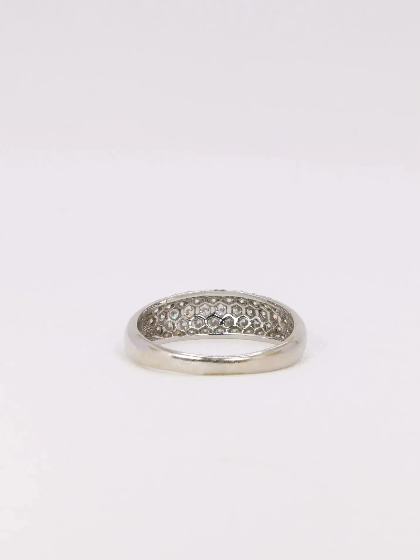 Bague jonc diamants 1 carat sold by 58 Facettes product image thumbnail 5