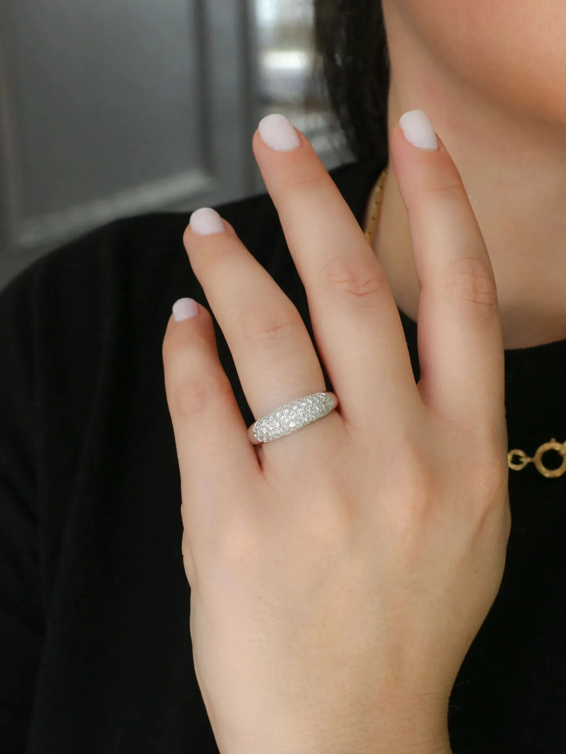 Bague jonc diamants 1 carat sold by 58 Facettes product image thumbnail 2