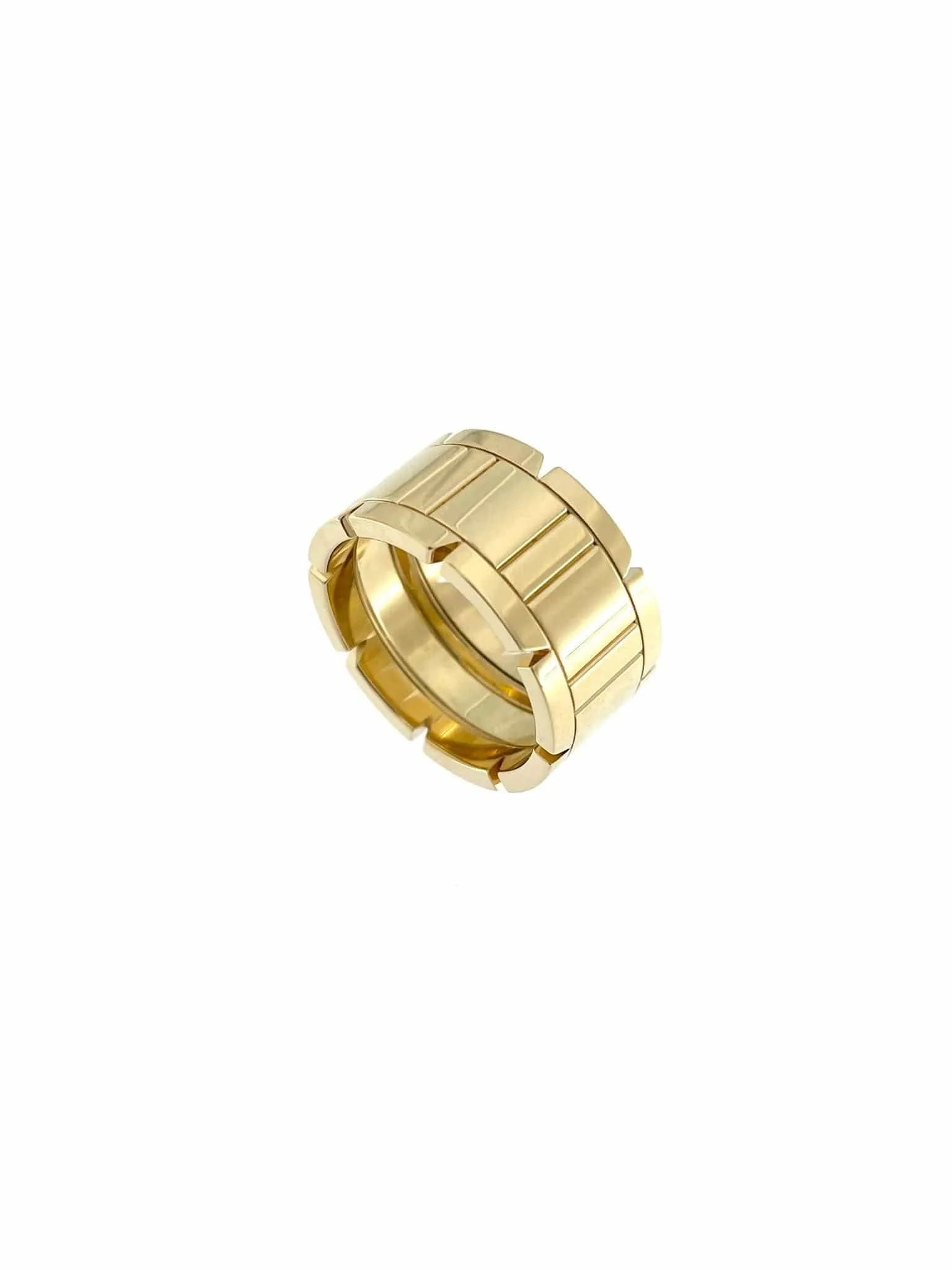 CARTIER - Bague TANK modèle large or jaune sold by 58 Facettes product image thumbnail 2