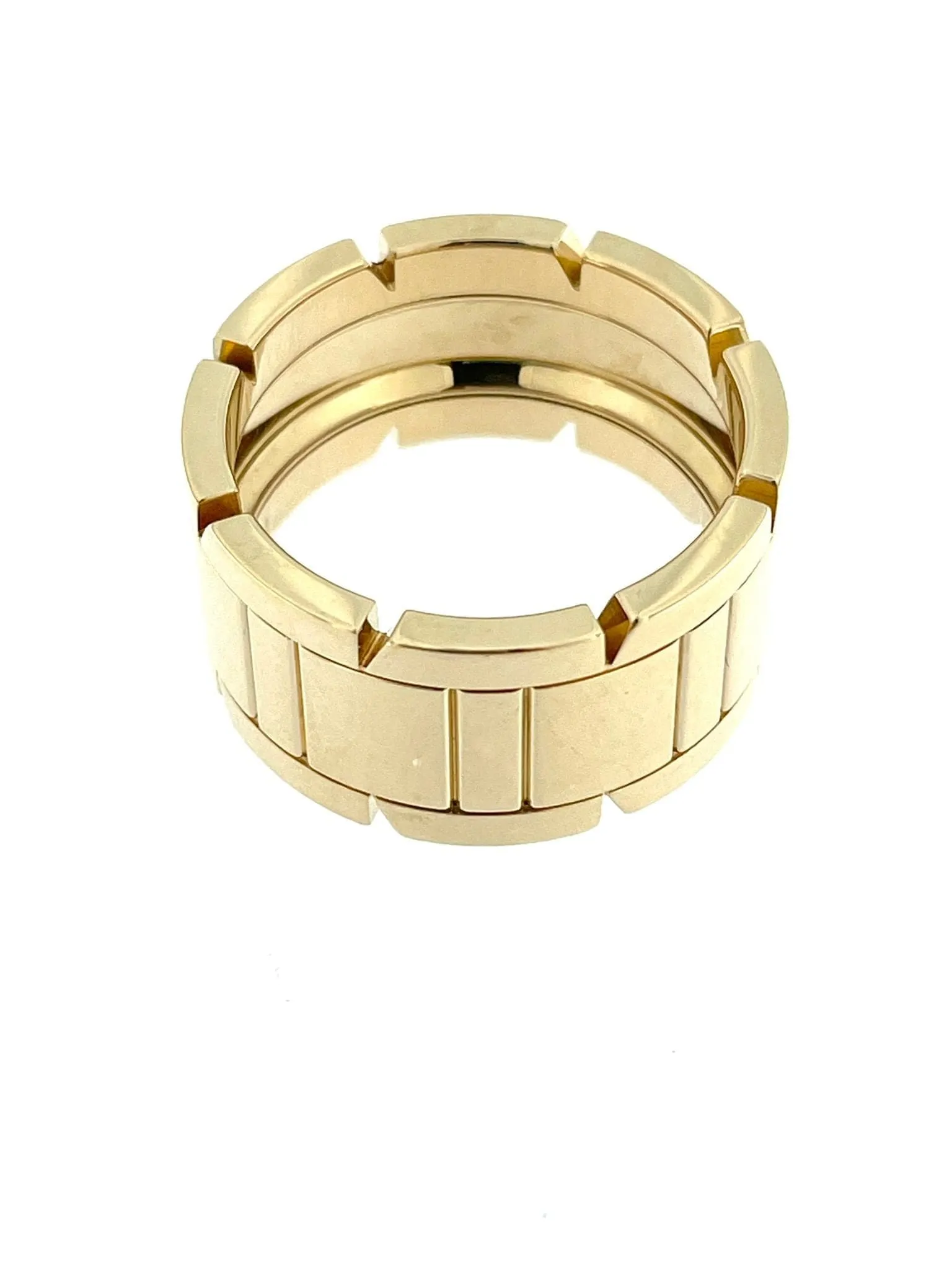 CARTIER - Bague TANK modèle large or jaune sold by 58 Facettes product image thumbnail 4