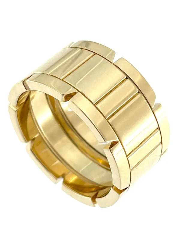 CARTIER - Bague TANK modèle large or jaune sold by 58 Facettes