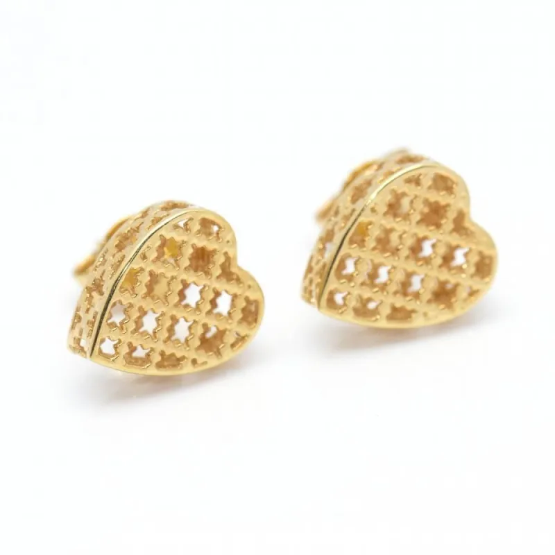GUCCI – Boucles d'oreilles DIAMANTISSIMA en or made by 58 Facettes