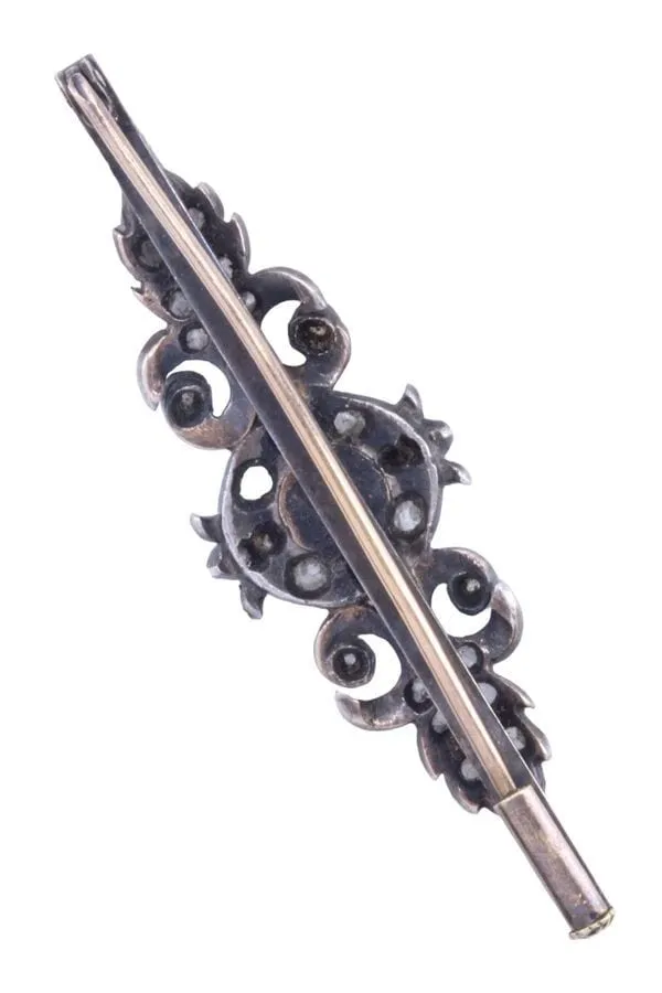 BROCHE ART-NOUVEAU PERLE ET DIAMANTS sold by 58 Facettes product image thumbnail 3