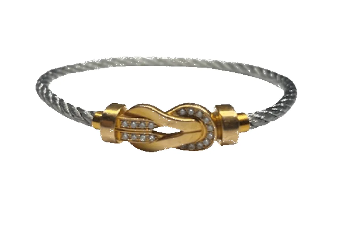 FRED - Bracelet Chance infinie or rose diamants sold by 58 Facettes