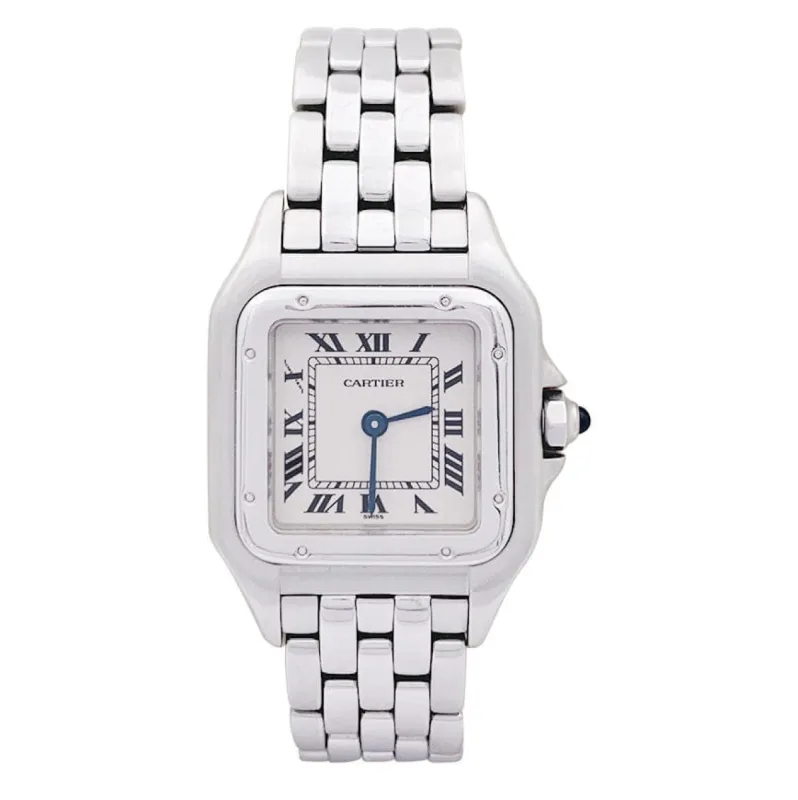 Montre Cartier, "Panthère", acier. sold by 58 Facettes