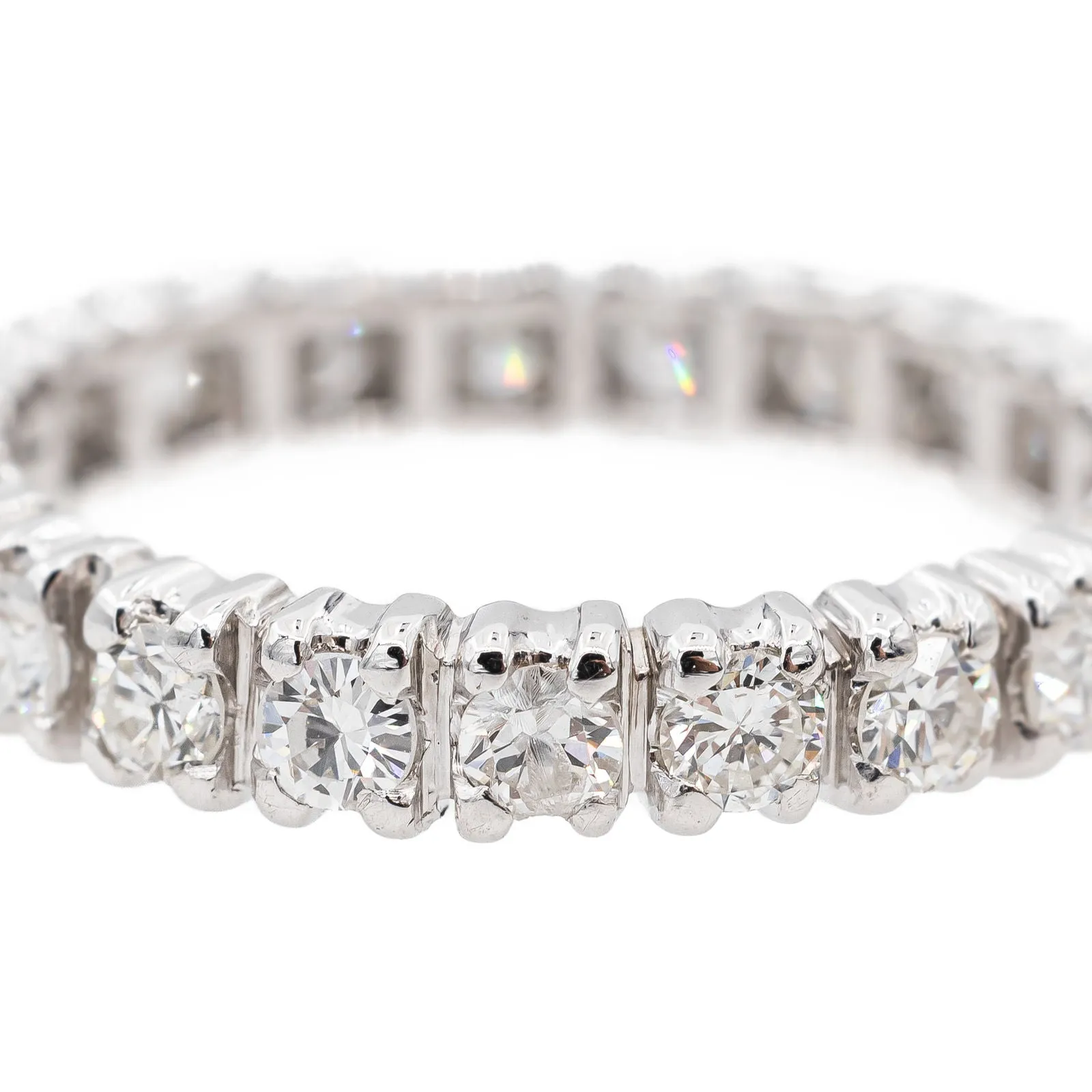 Bague Alliance Or blanc Diamant sold by 58 Facettes product image thumbnail 3