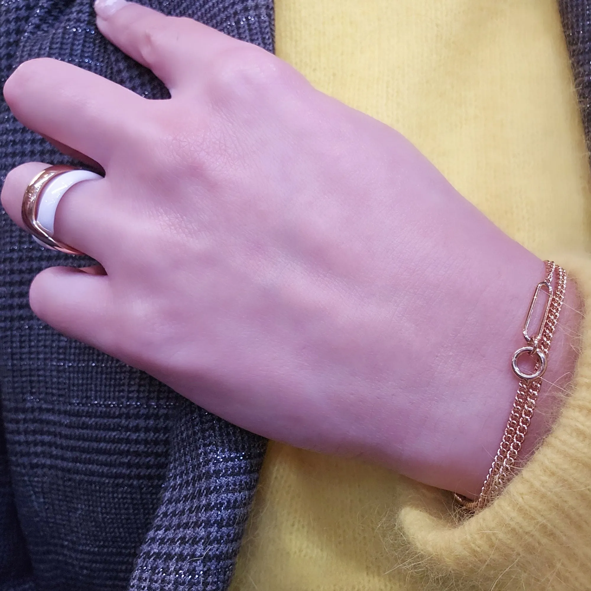 HERMÈS - Bracelet échappée or rose sold by 58 Facettes product image thumbnail 4