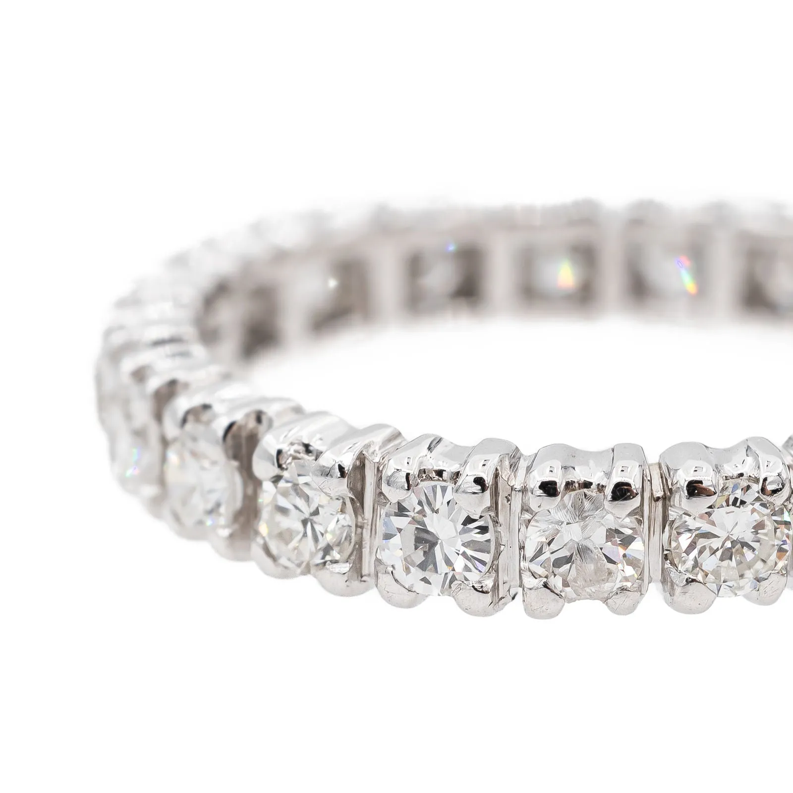 Bague Alliance Or blanc Diamant sold by 58 Facettes product image thumbnail 4