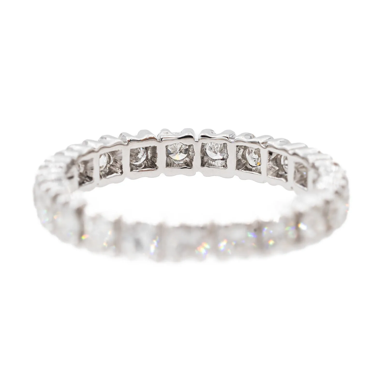 Bague Alliance Or blanc Diamant sold by 58 Facettes product image thumbnail 5
